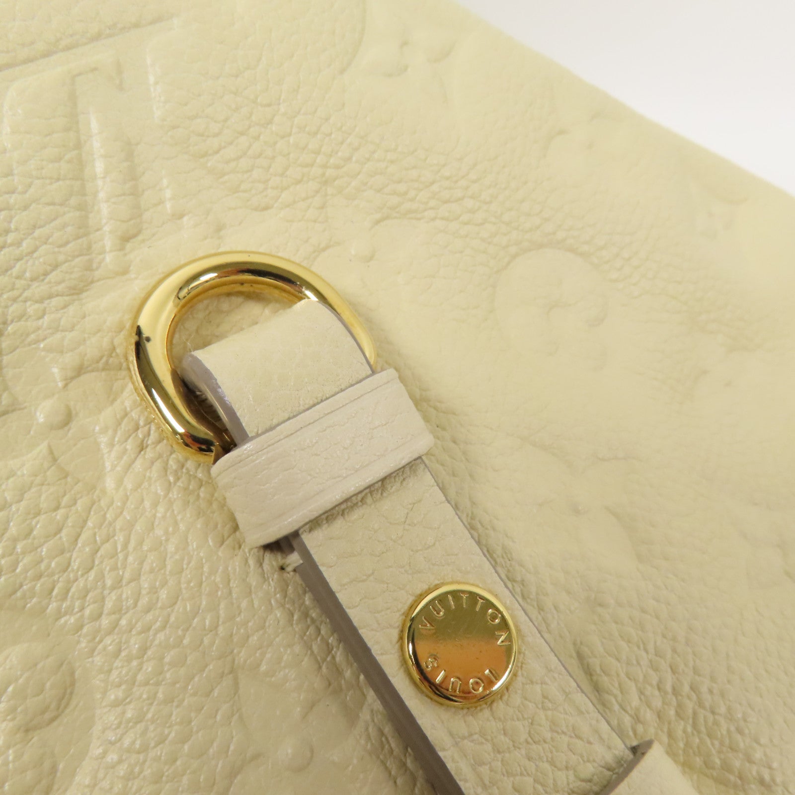 LOUIS VUITTON Monogram Empreinte Citadine PM金扣肩背袋