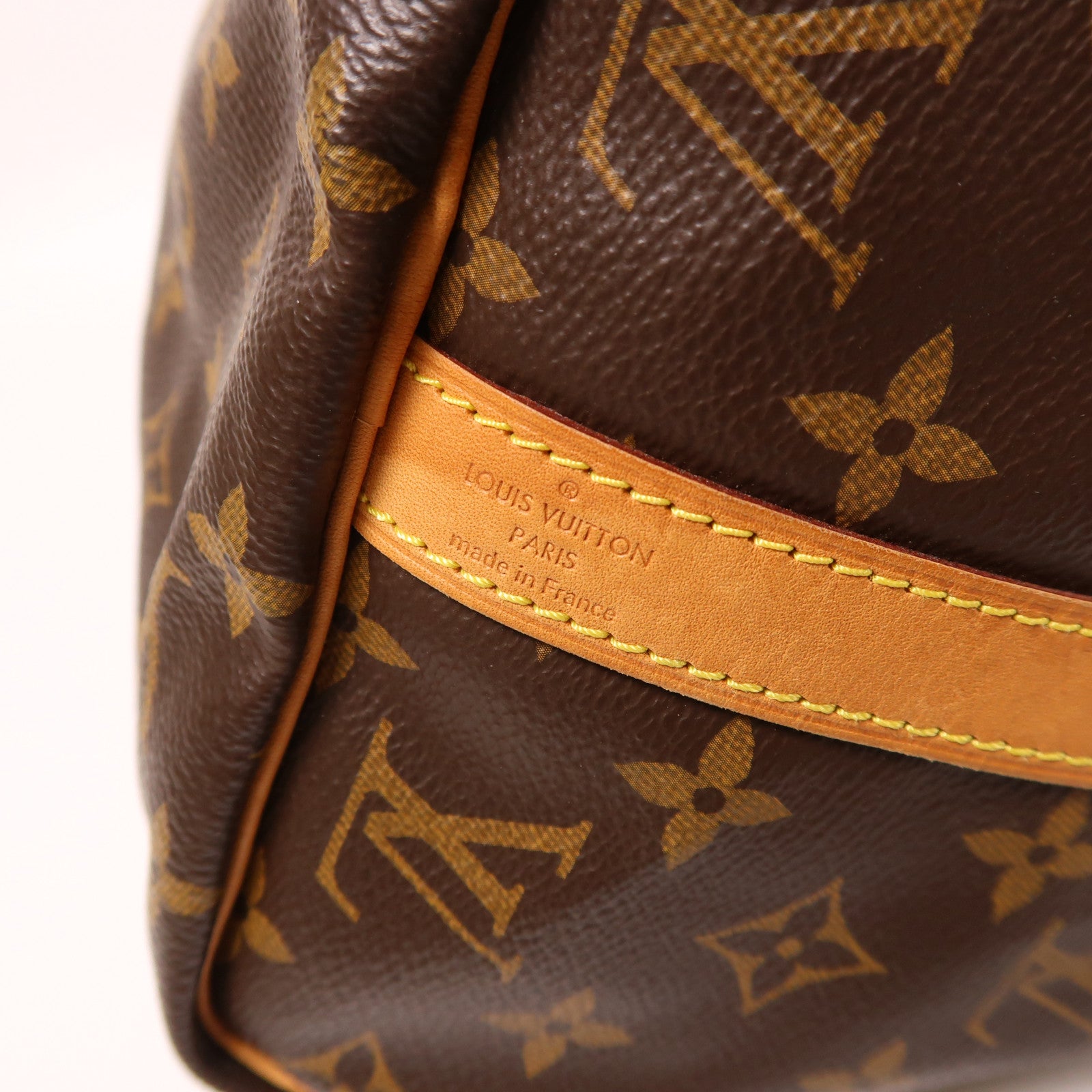 LOUIS VUITTON Monogram Speedy Bandouliere 30金扣手挽肩背兩用袋