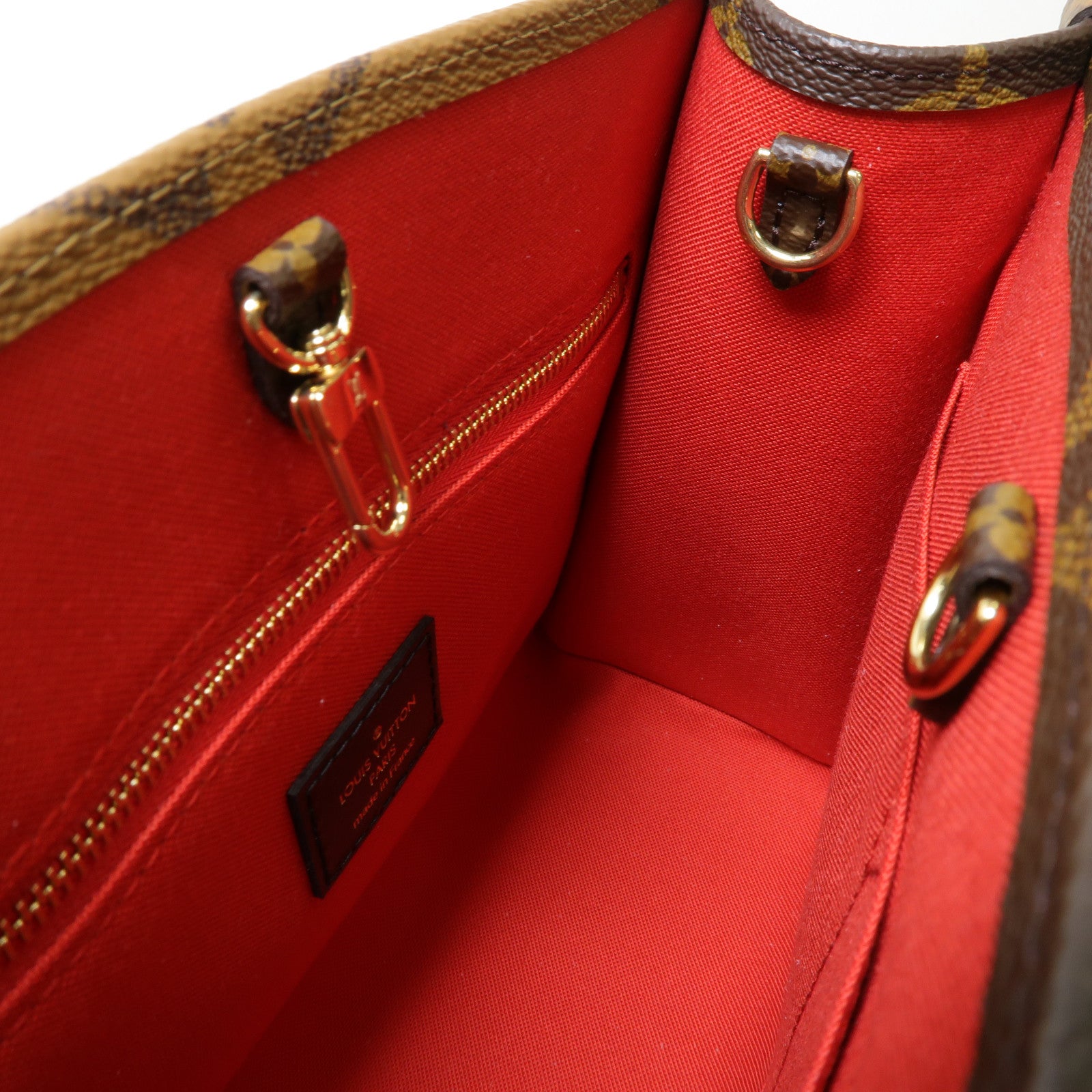 LOUIS VUITTON Monogram OnTheGo PM金扣肩背袋啡色