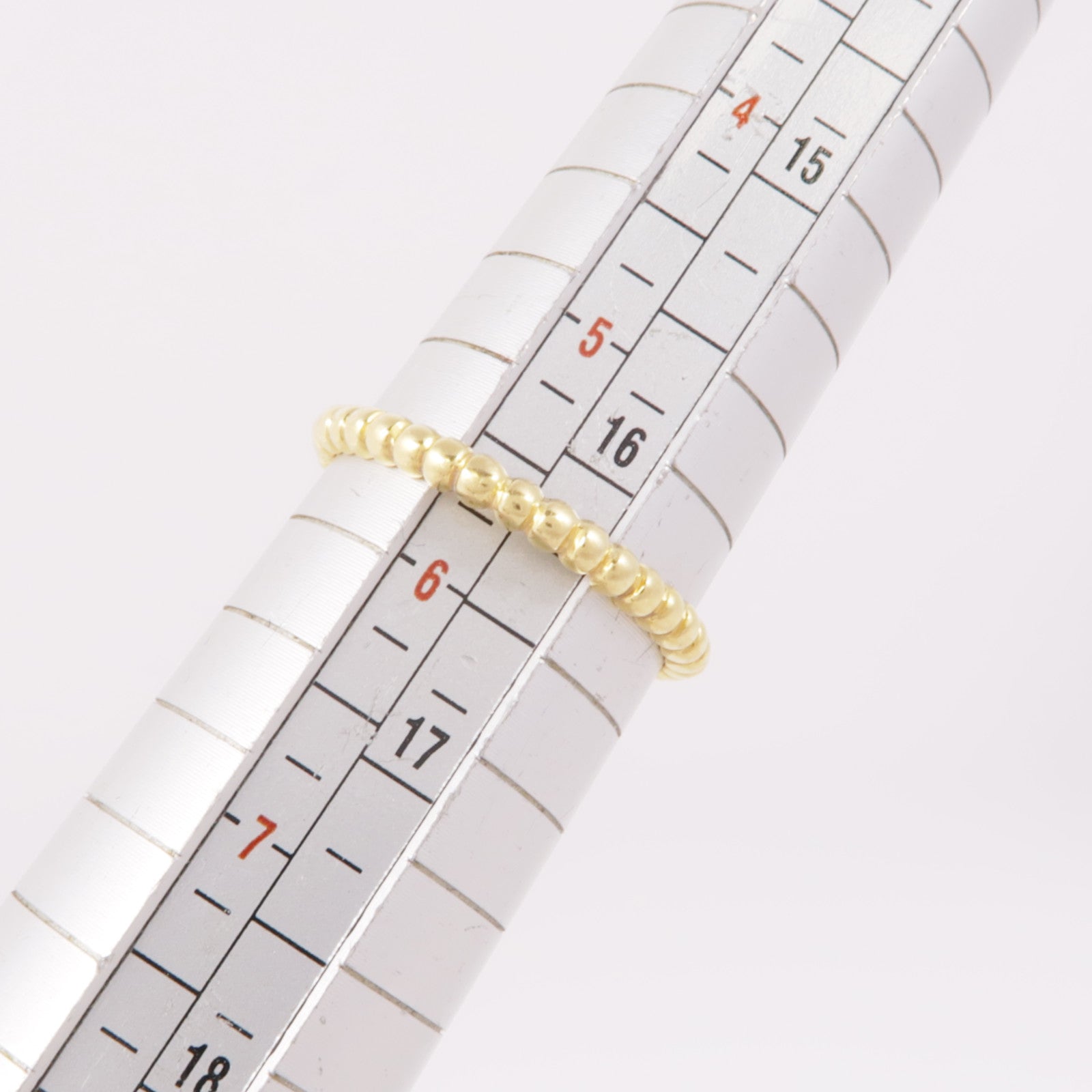 Van Cleef & Arpels 18K黃金Perlee Pearls Of Gold Ring戒指US#5.75