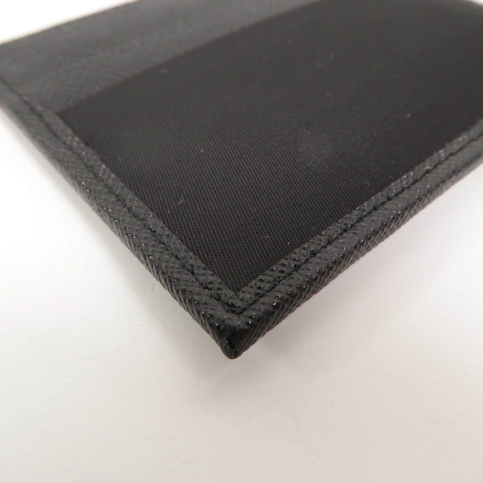 PRADA 尼龍/皮革Re-Nylon & Saffiano Leather Card Holder卡片套