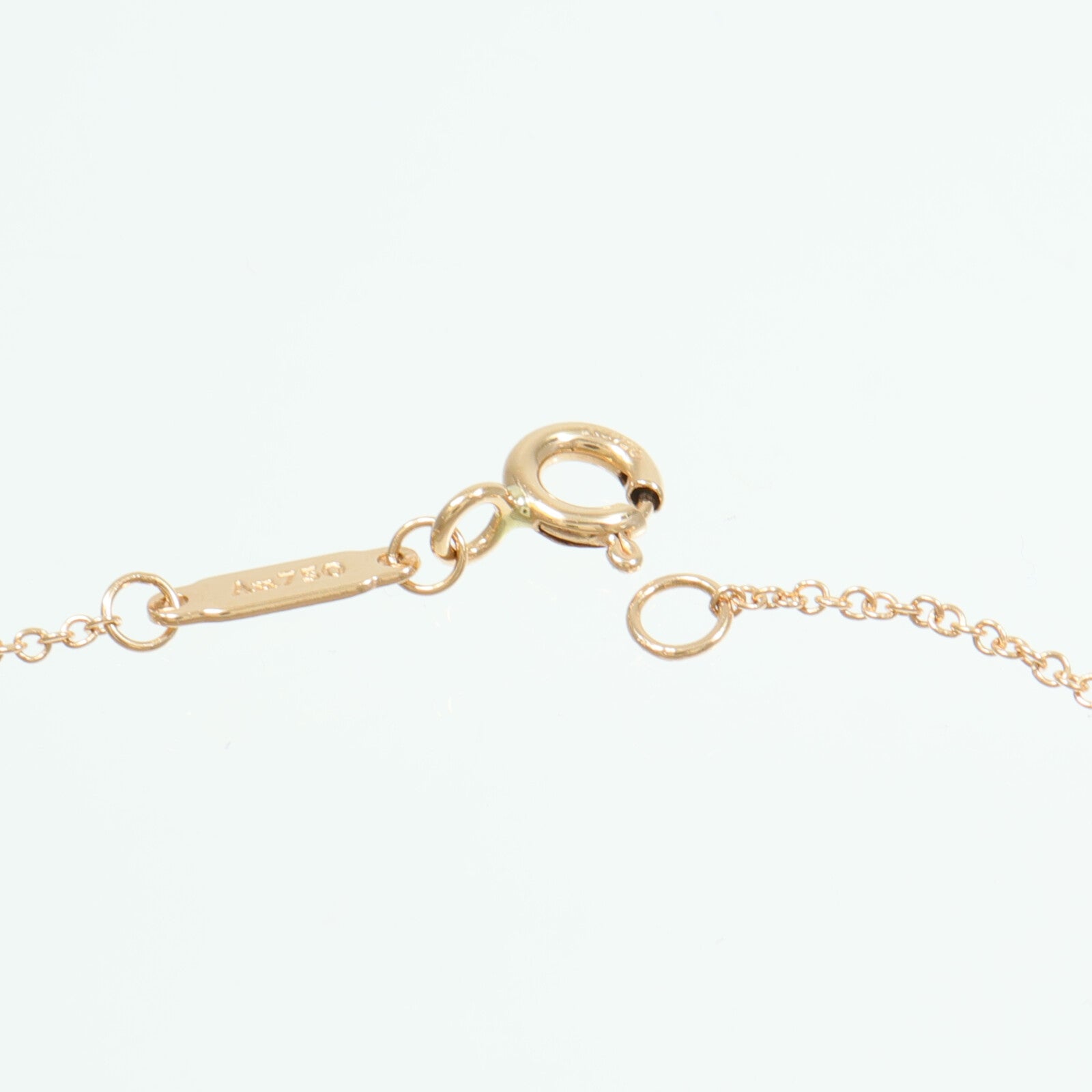 TIFFANY＆CO PT950鉑金/18K玫瑰金Knot Necklace項鍊