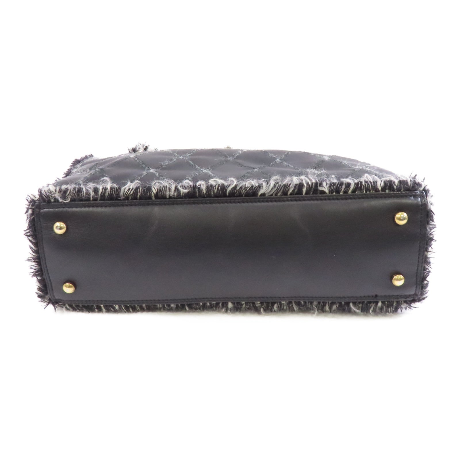 CHANEL 【激減優惠】菱格牛皮皮革Chain Shoulder Bag銀扣鏈帶肩背袋黑色