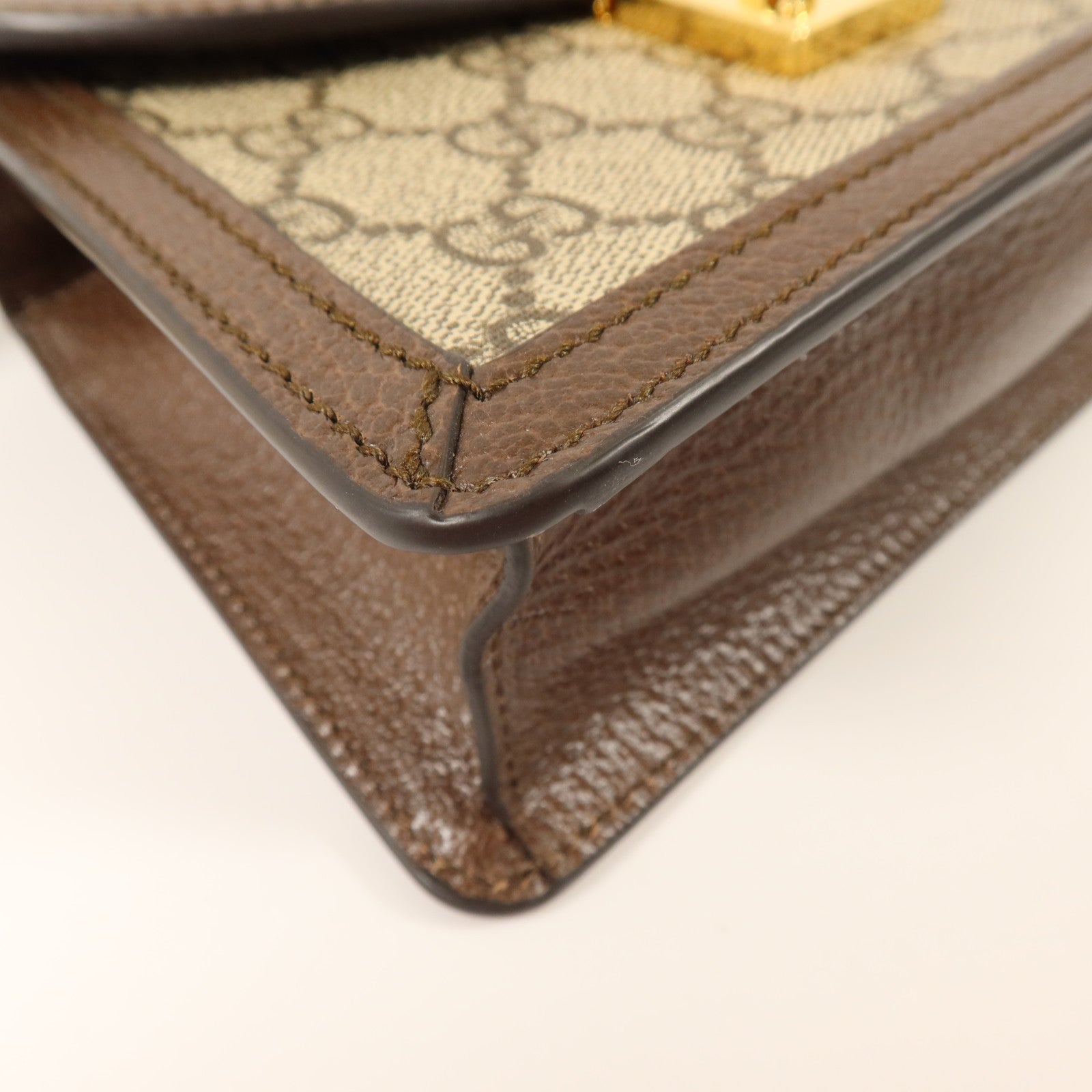 GUCCI 塗層帆布Ophidia GG Mini金扣手挽肩背兩用袋