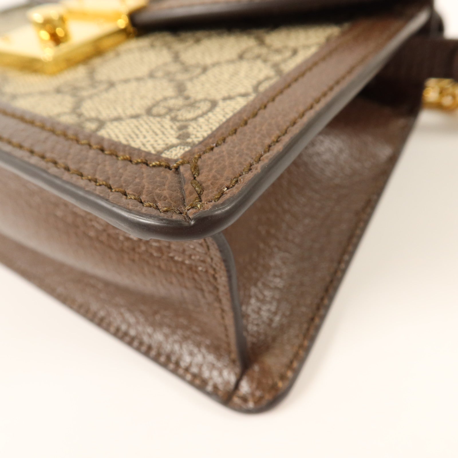 GUCCI 塗層帆布Ophidia GG Mini金扣手挽肩背兩用袋