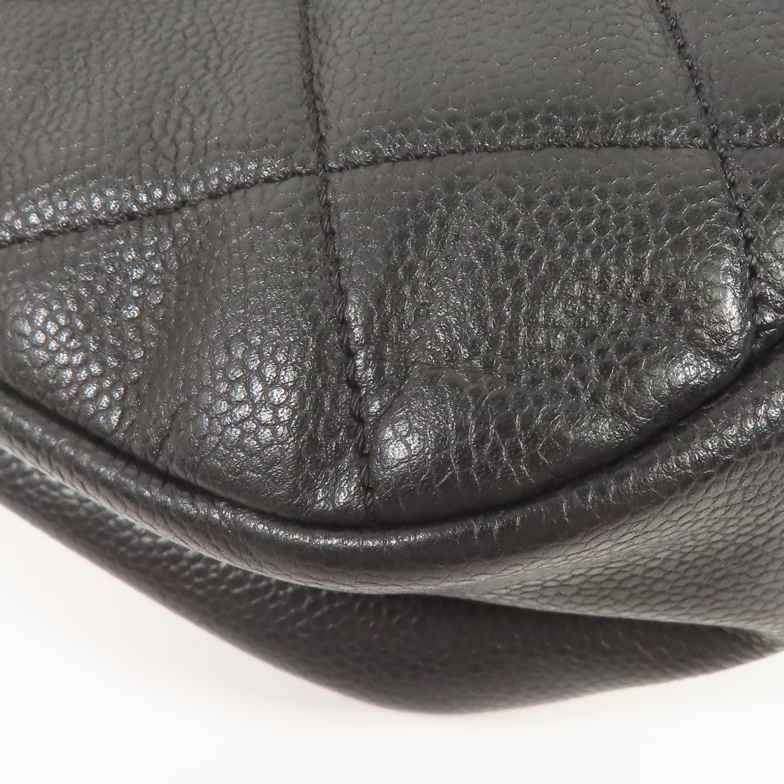 CHANEL 【激減優惠】牛皮皮革Tote Bag金扣肩背袋