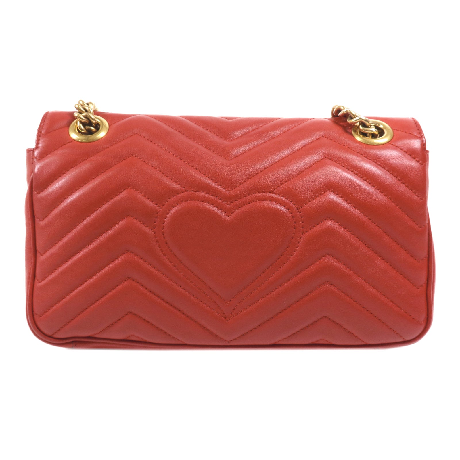 GUCCI 牛皮皮革GG Marmont Shoulder Bag金扣肩背袋