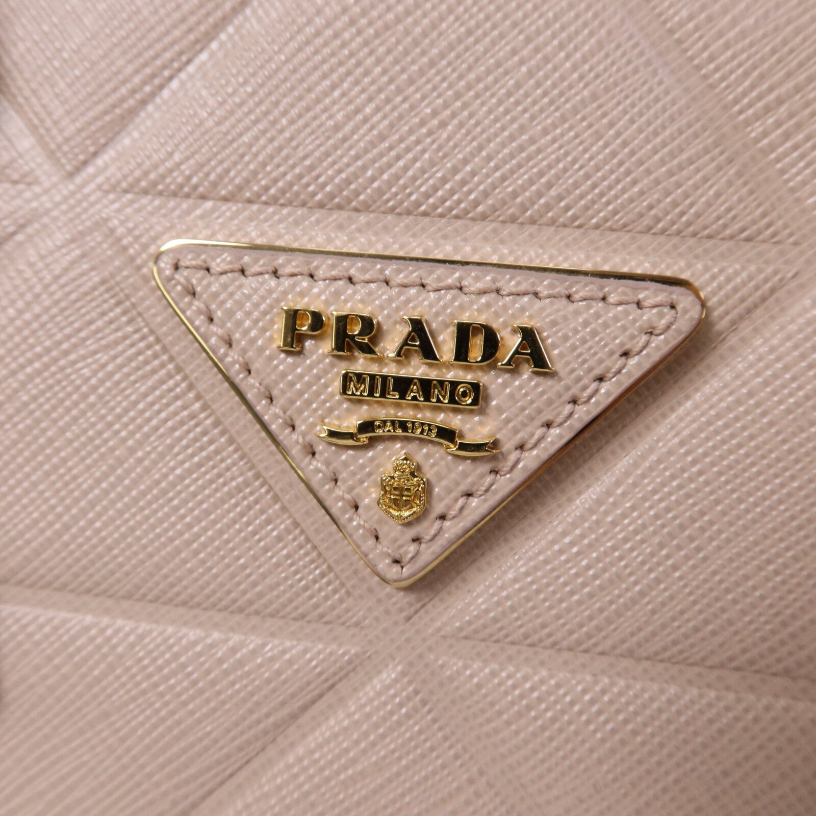 PRADA 牛皮皮革Galleria Saffiano金扣手挽肩背兩用袋