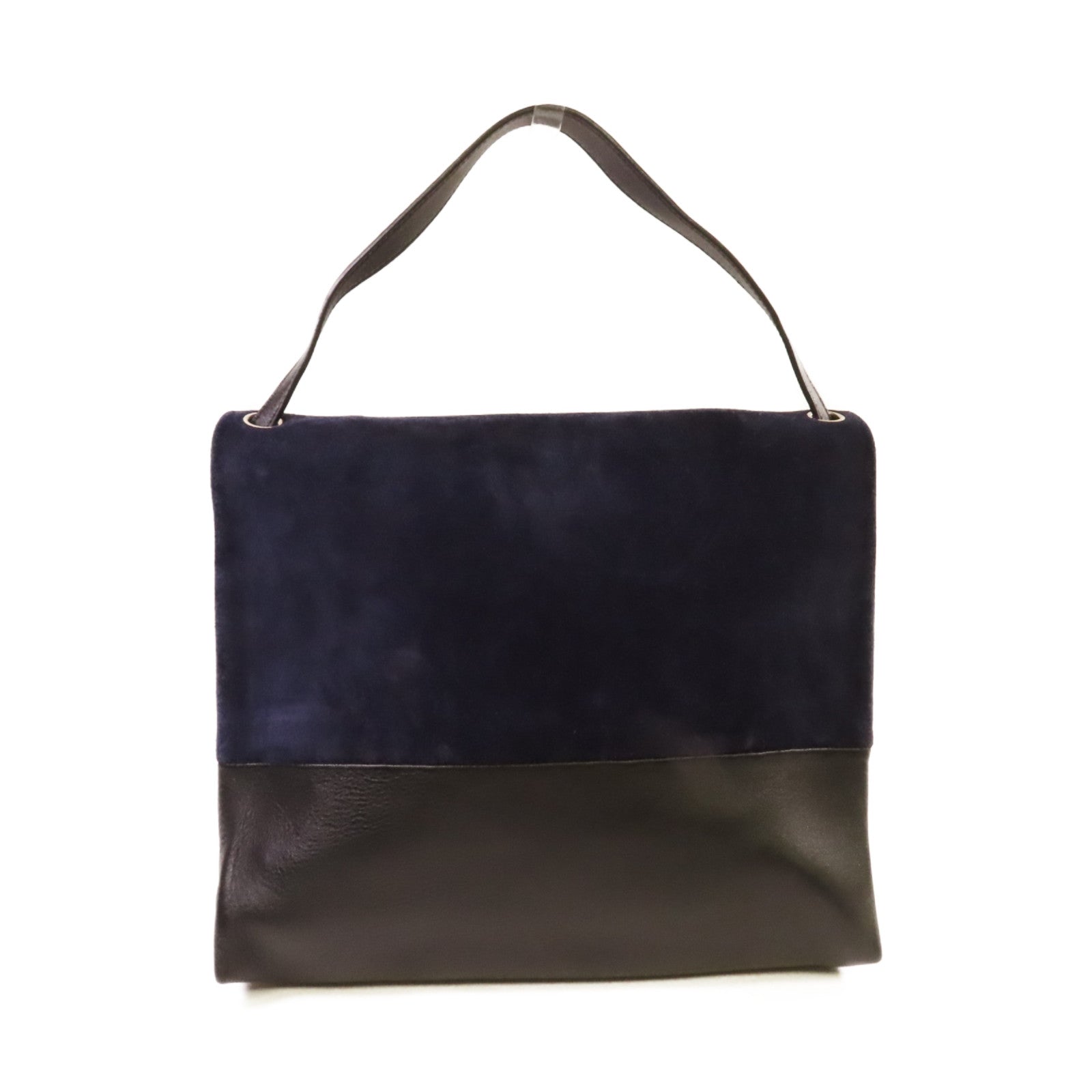 CELINE 麂皮皮革/牛皮皮革Shoulder Bag肩背袋黑色/藍色/杏色