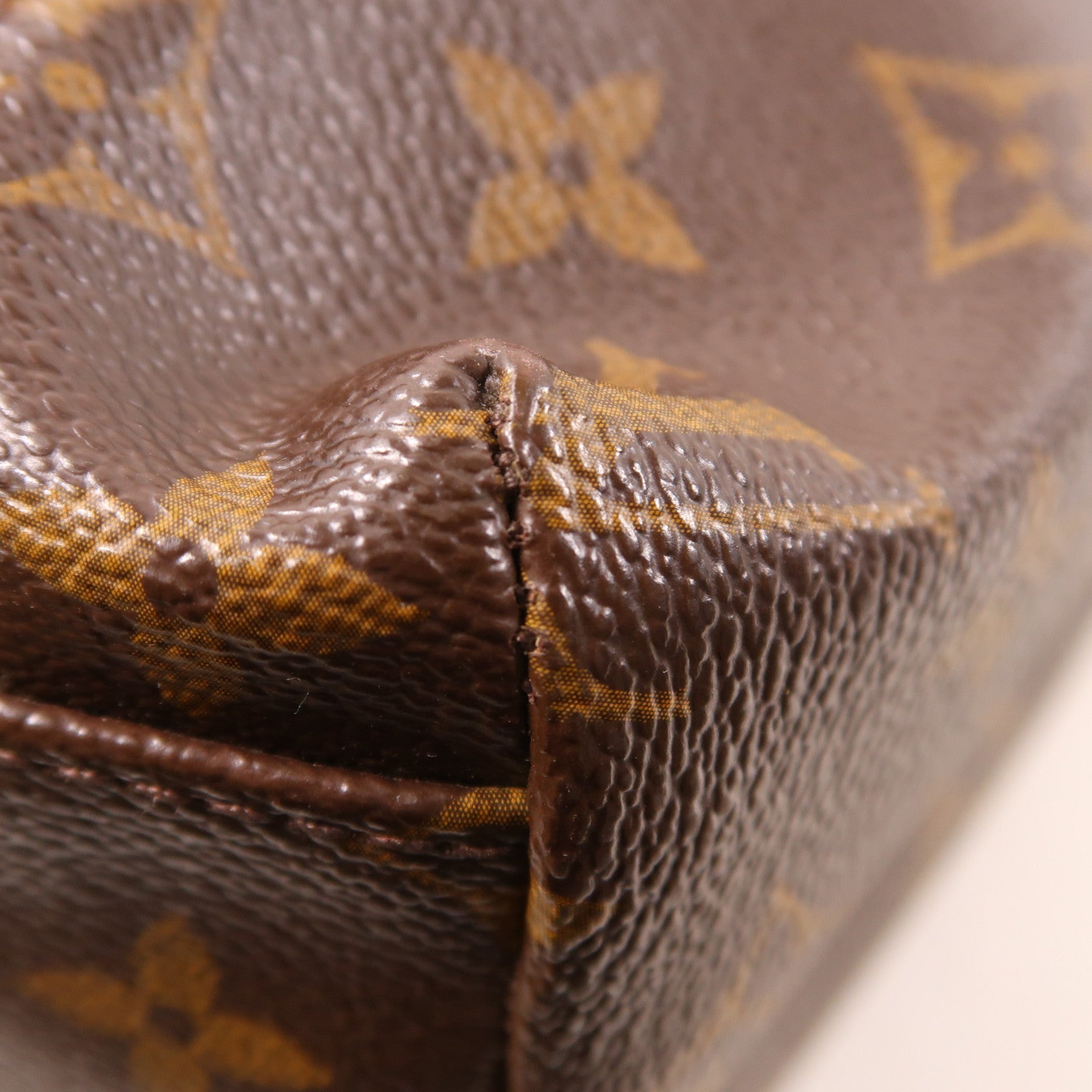 LOUIS VUITTON 【激減優惠】Monogram Cabas Beaubourg金扣肩背袋啡色
