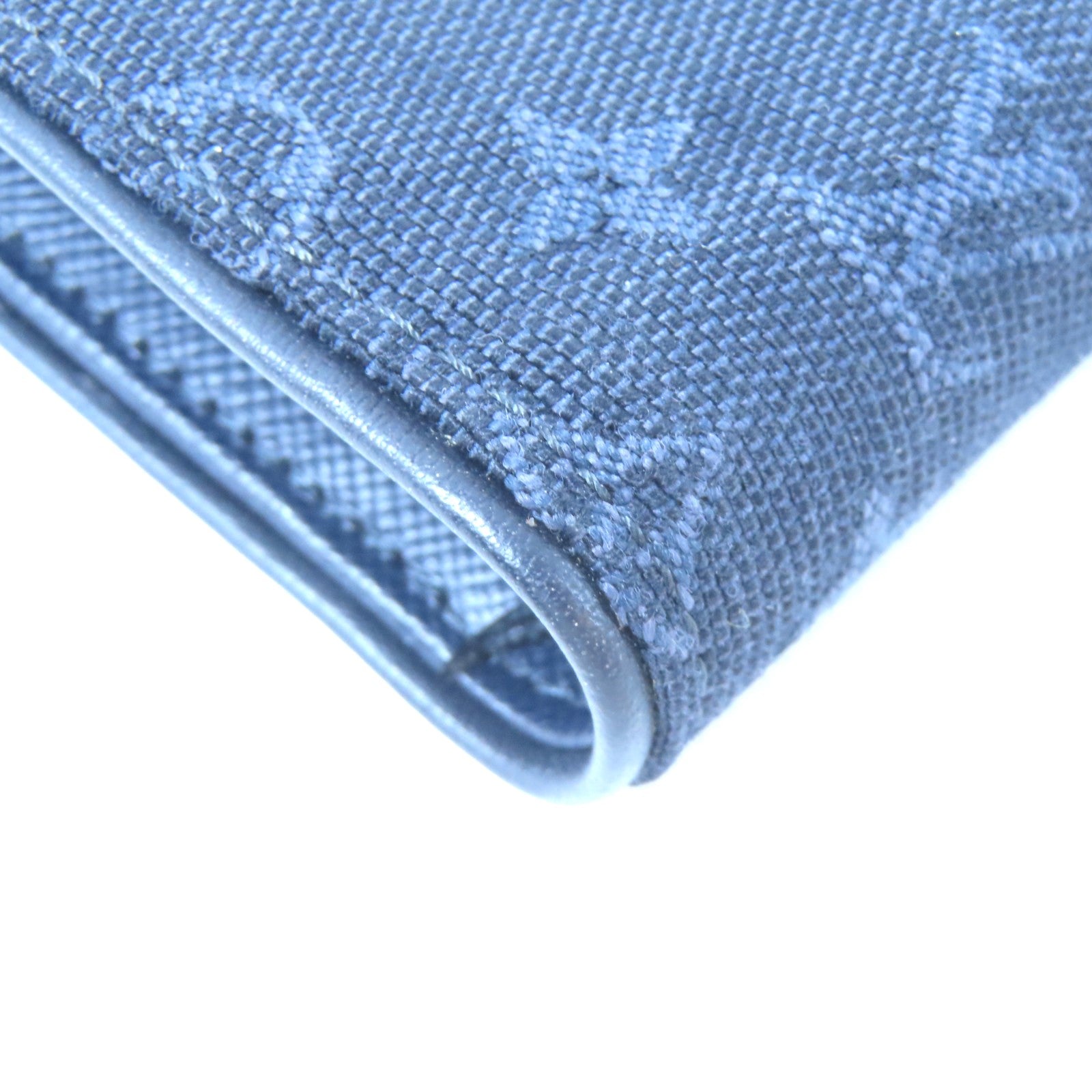 LOUIS VUITTON Monogram Wallet金扣錢包深藍色
