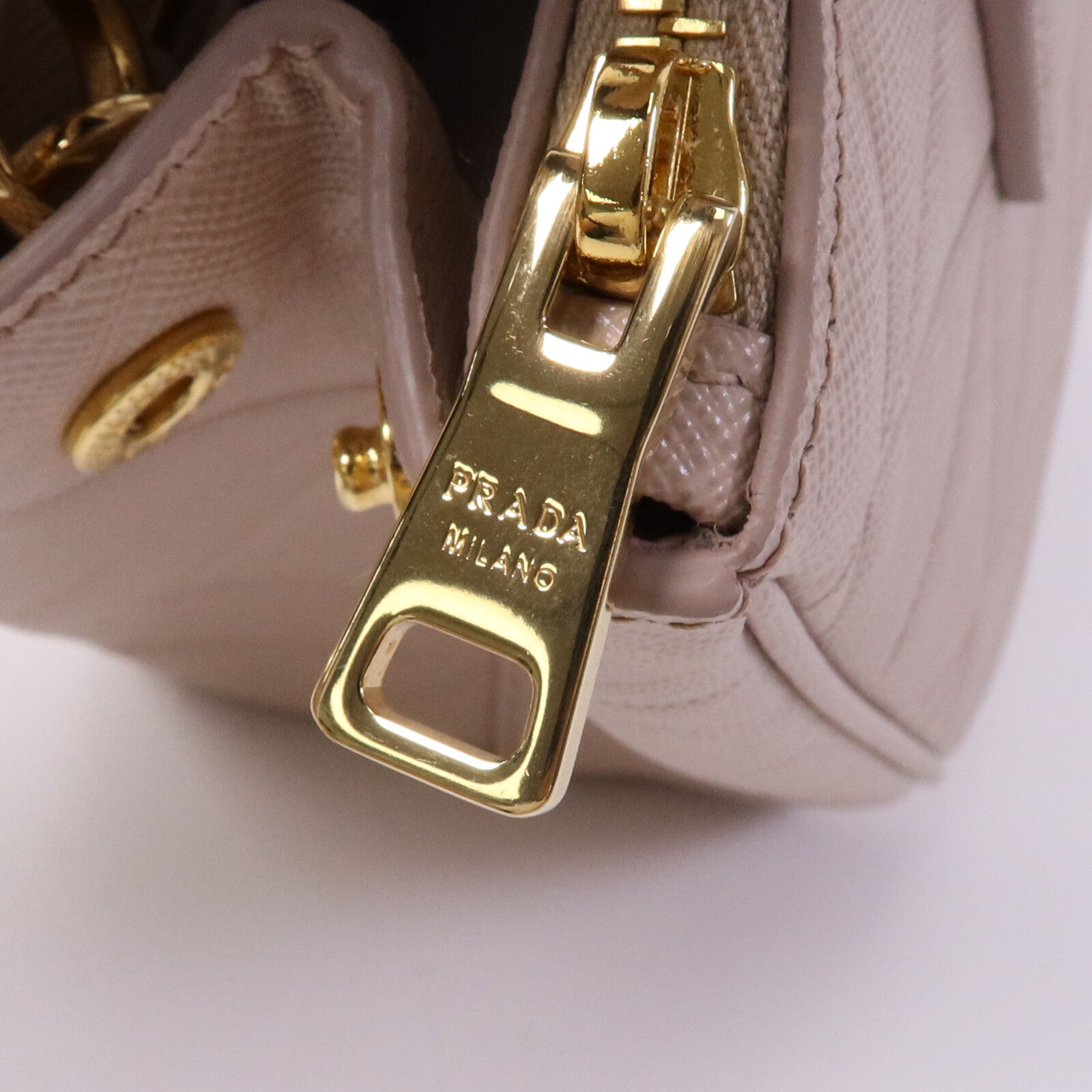 PRADA 牛皮皮革Galleria Saffiano金扣手挽肩背兩用袋