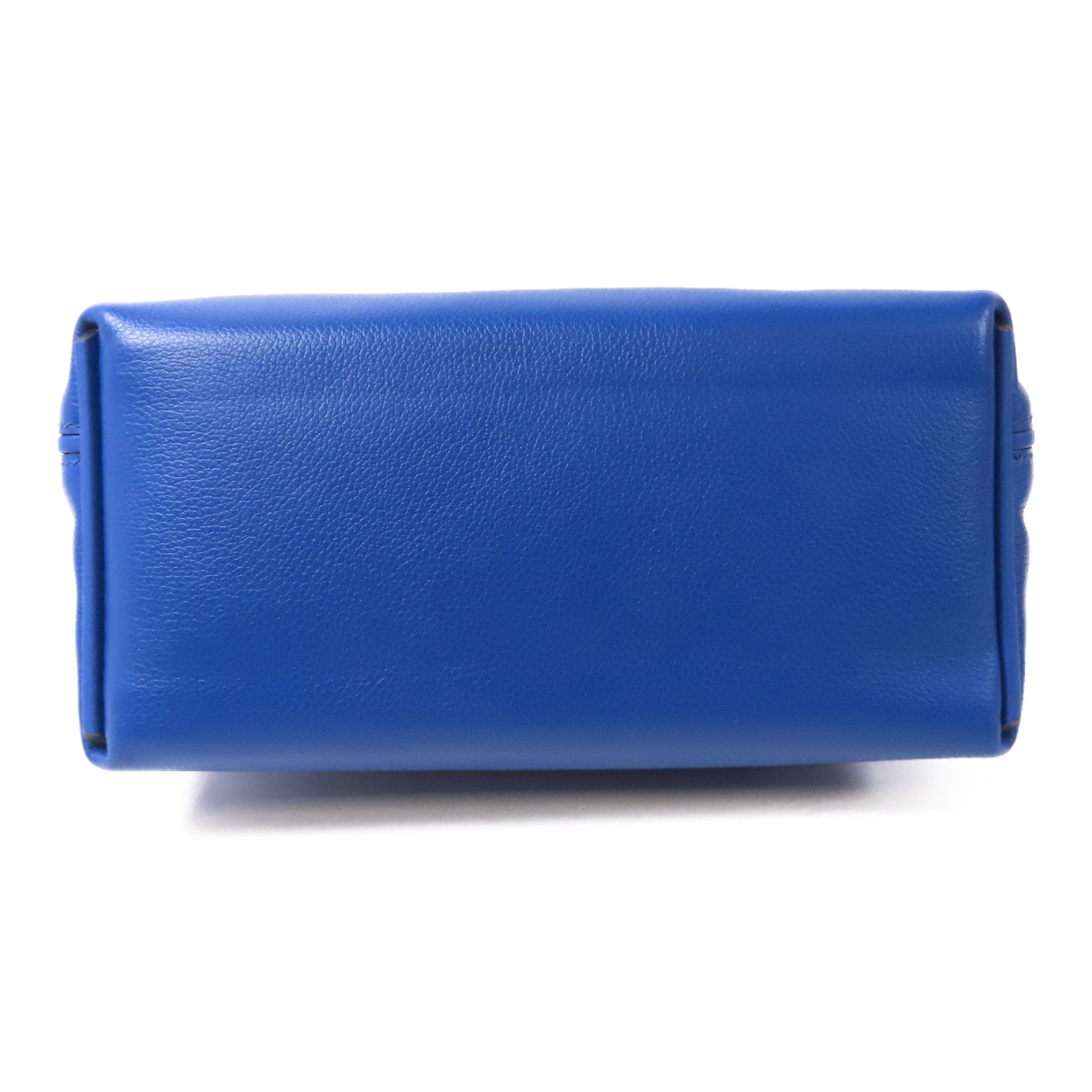 HERMES PHW 24/24 Mini Shoulder Bag Evercolor Leather Bleu France