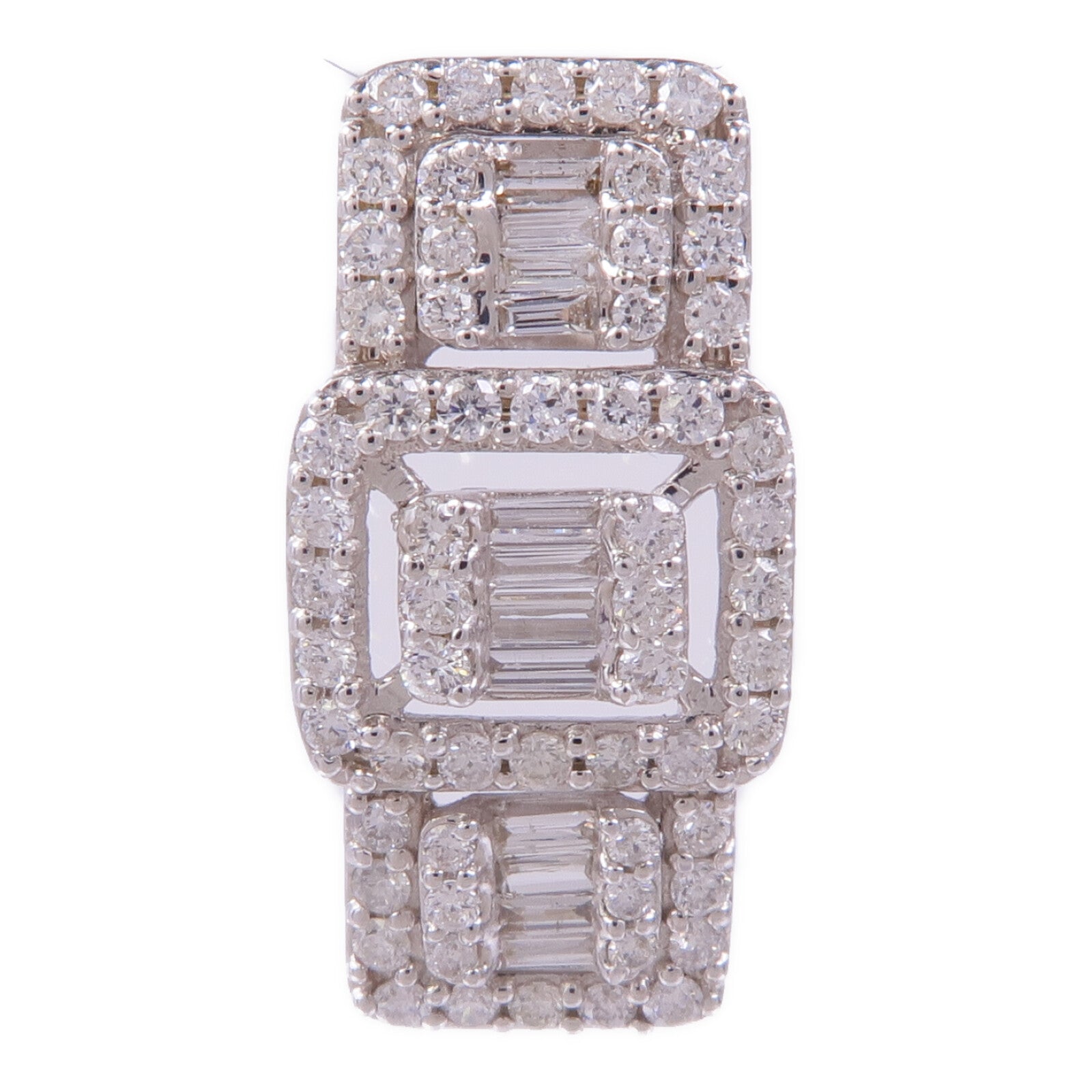 JEWELRY 18K白金Diamond Pendant Top鑽石吊墜