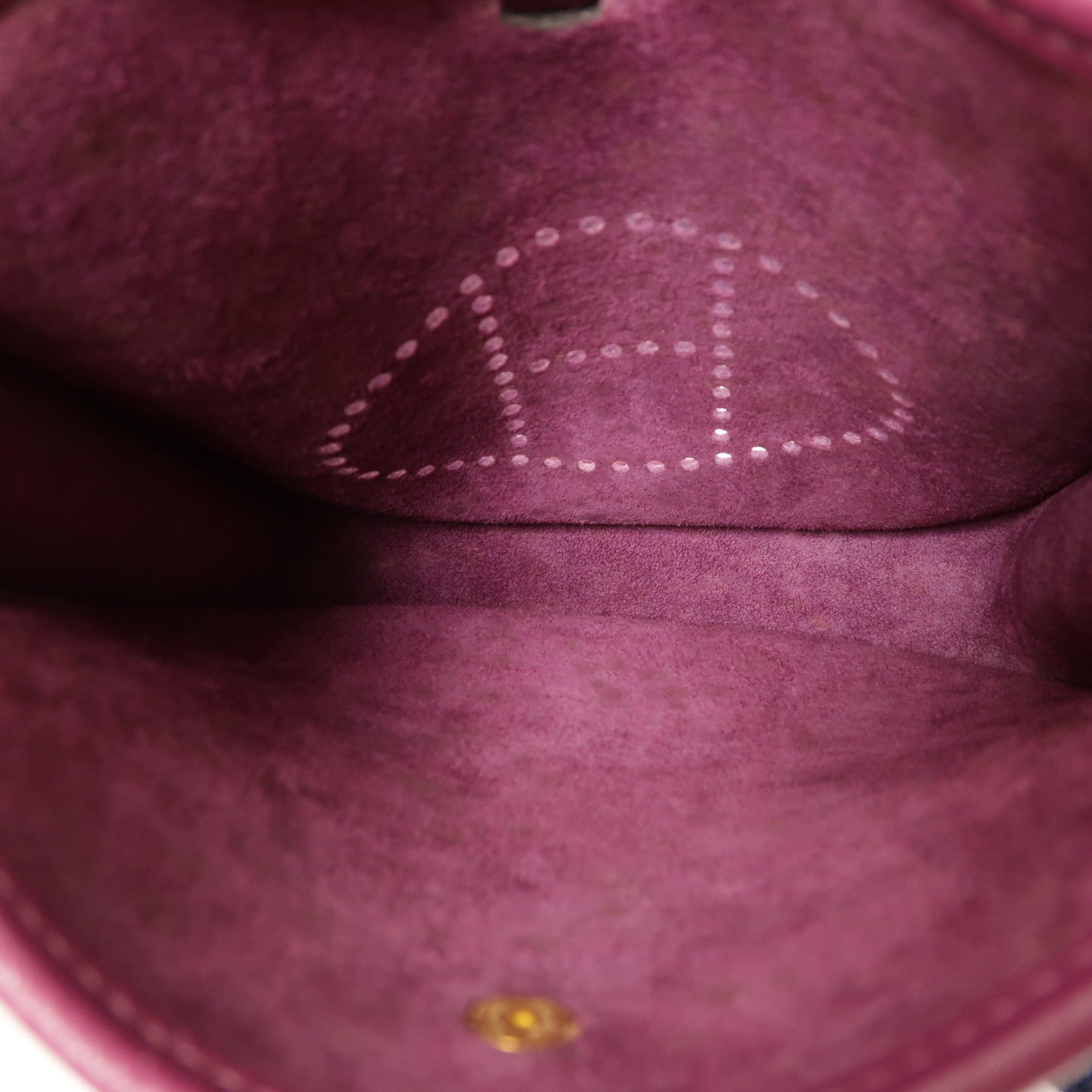 HERMES Clemence皮革Evelyne TPM金扣肩背袋Anemone