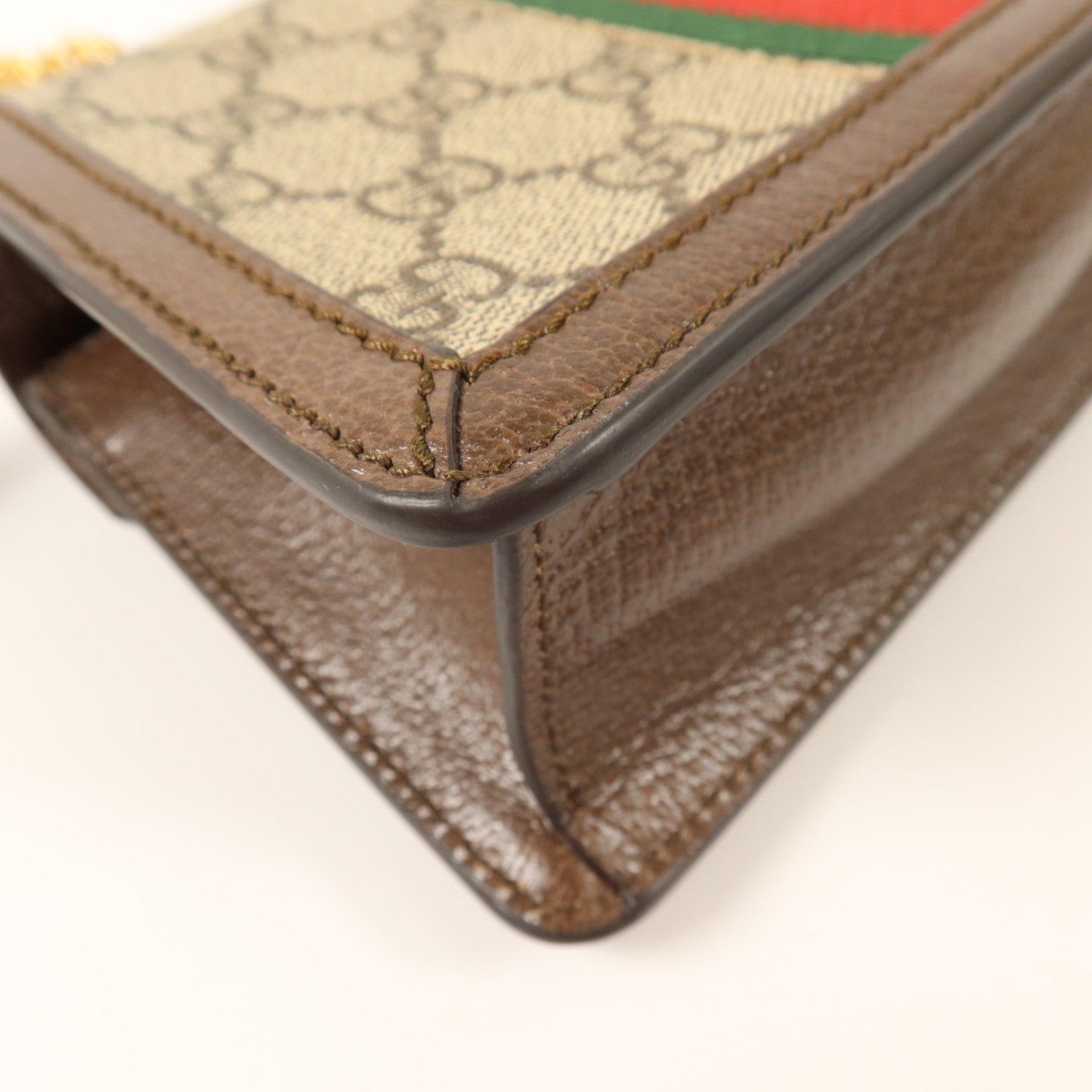 GUCCI 塗層帆布Ophidia GG Mini金扣手挽肩背兩用袋
