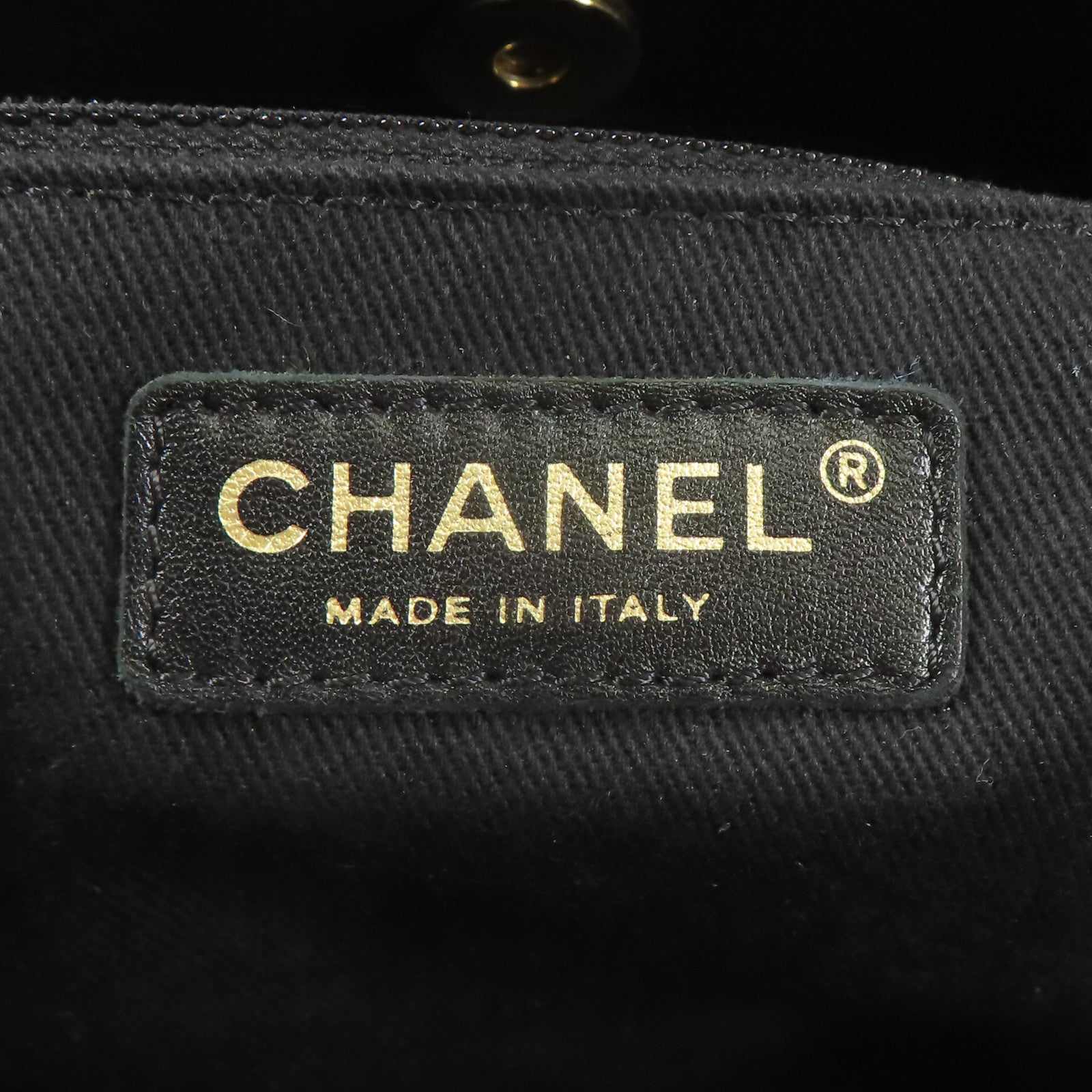 CHANEL 【激減優惠】牛皮皮革Tote Bag金扣肩背袋