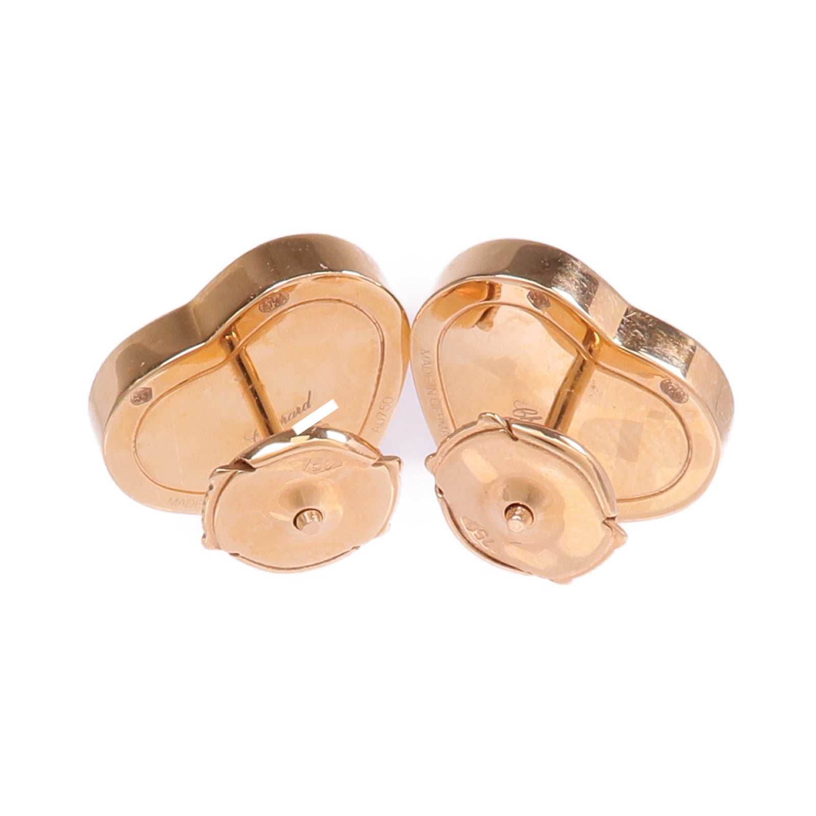 Chopard 18K玫瑰金Happy Hearts Earrings耳環