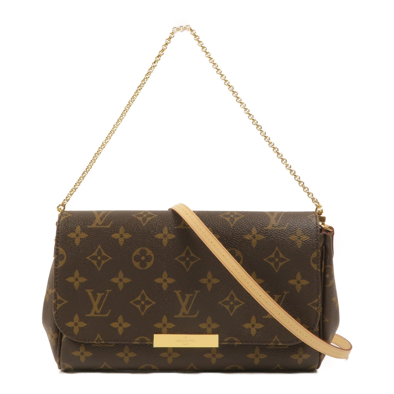 LOUIS VUITTON Monogram Favorite MM鏈帶手挽肩背兩用袋