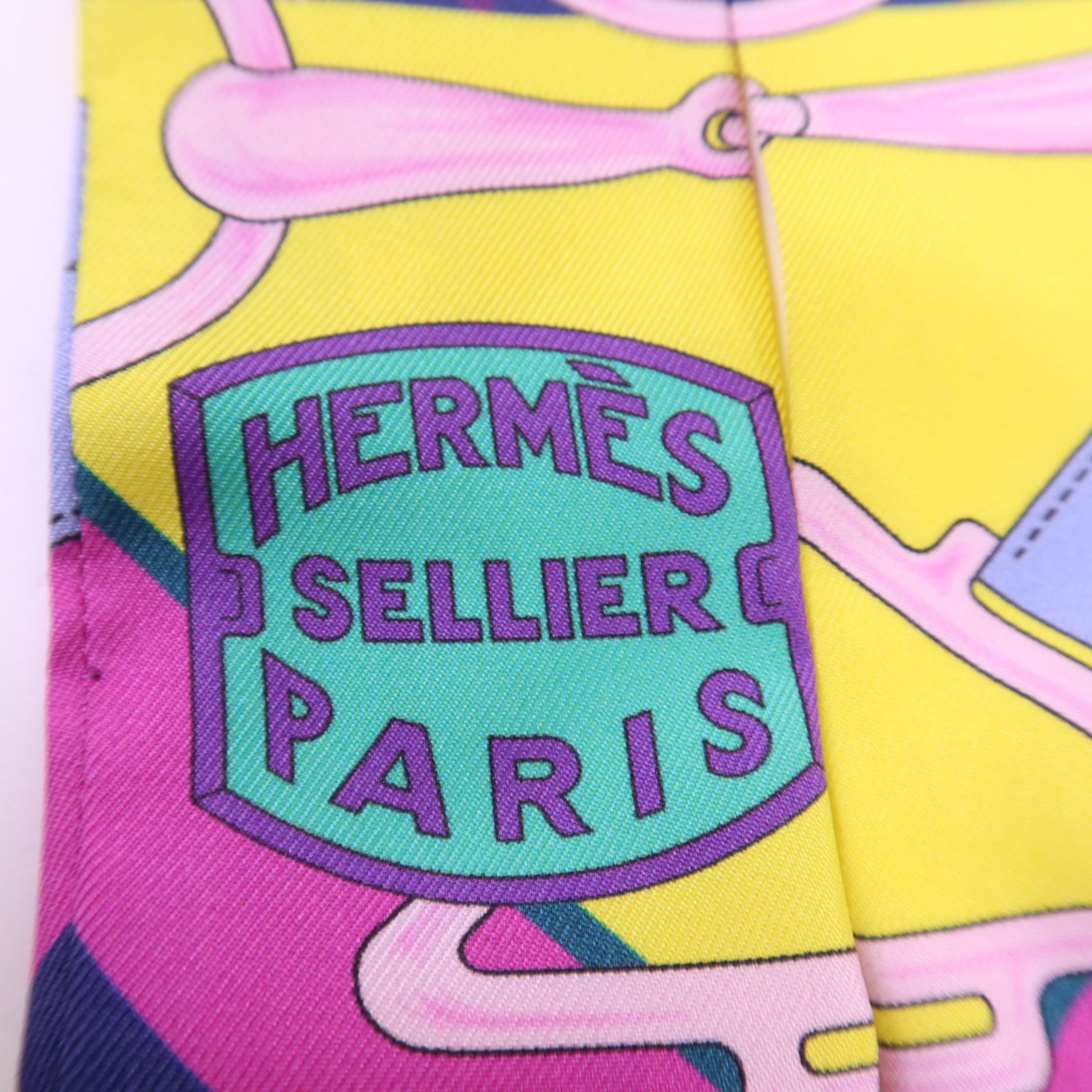 HERMES 絲質Twilly絲巾