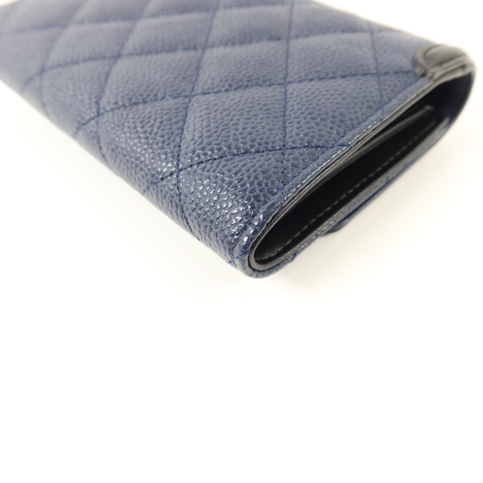 CHANEL 牛皮皮革CC Filigree Flap Wallet錢包