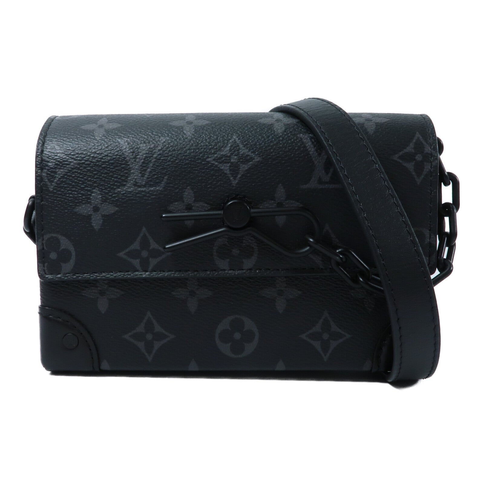 LOUIS VUITTON Monogram Eclipse Steamer Wearable Wallet肩背袋