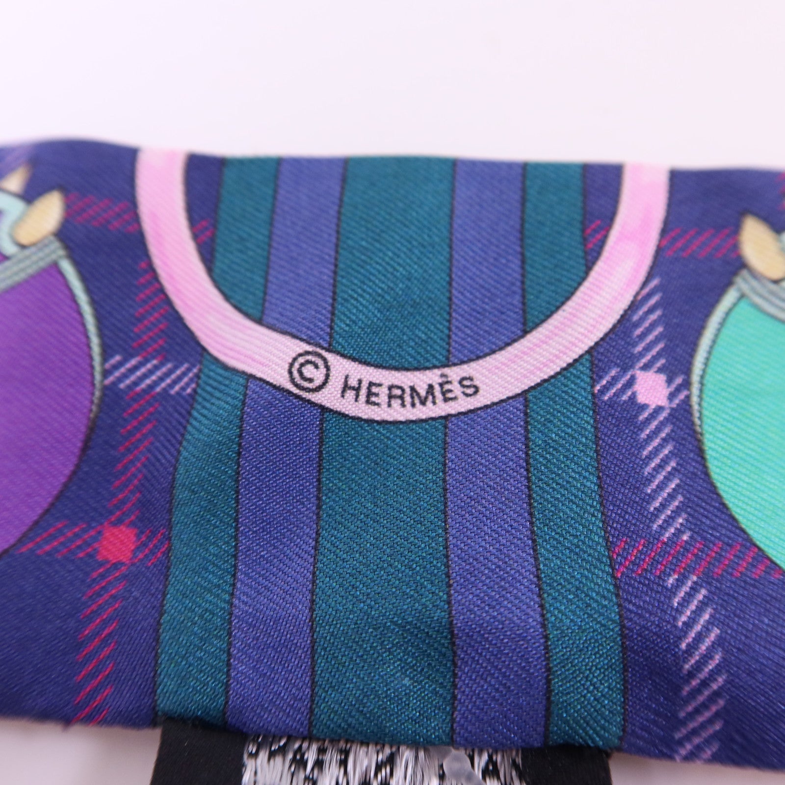 HERMES 絲質Twilly絲巾