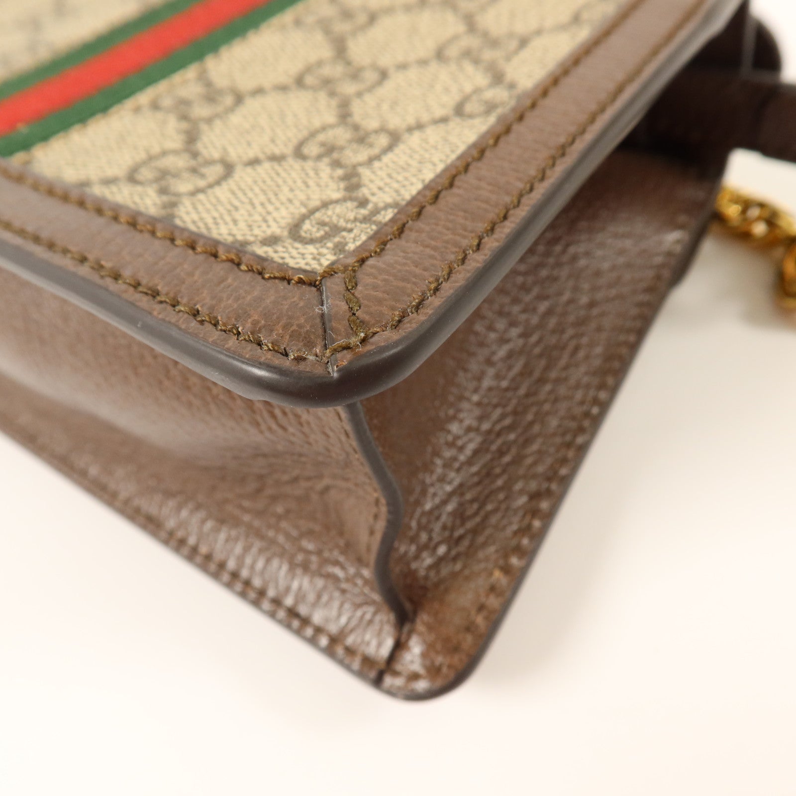 GUCCI 塗層帆布Ophidia GG Mini金扣手挽肩背兩用袋