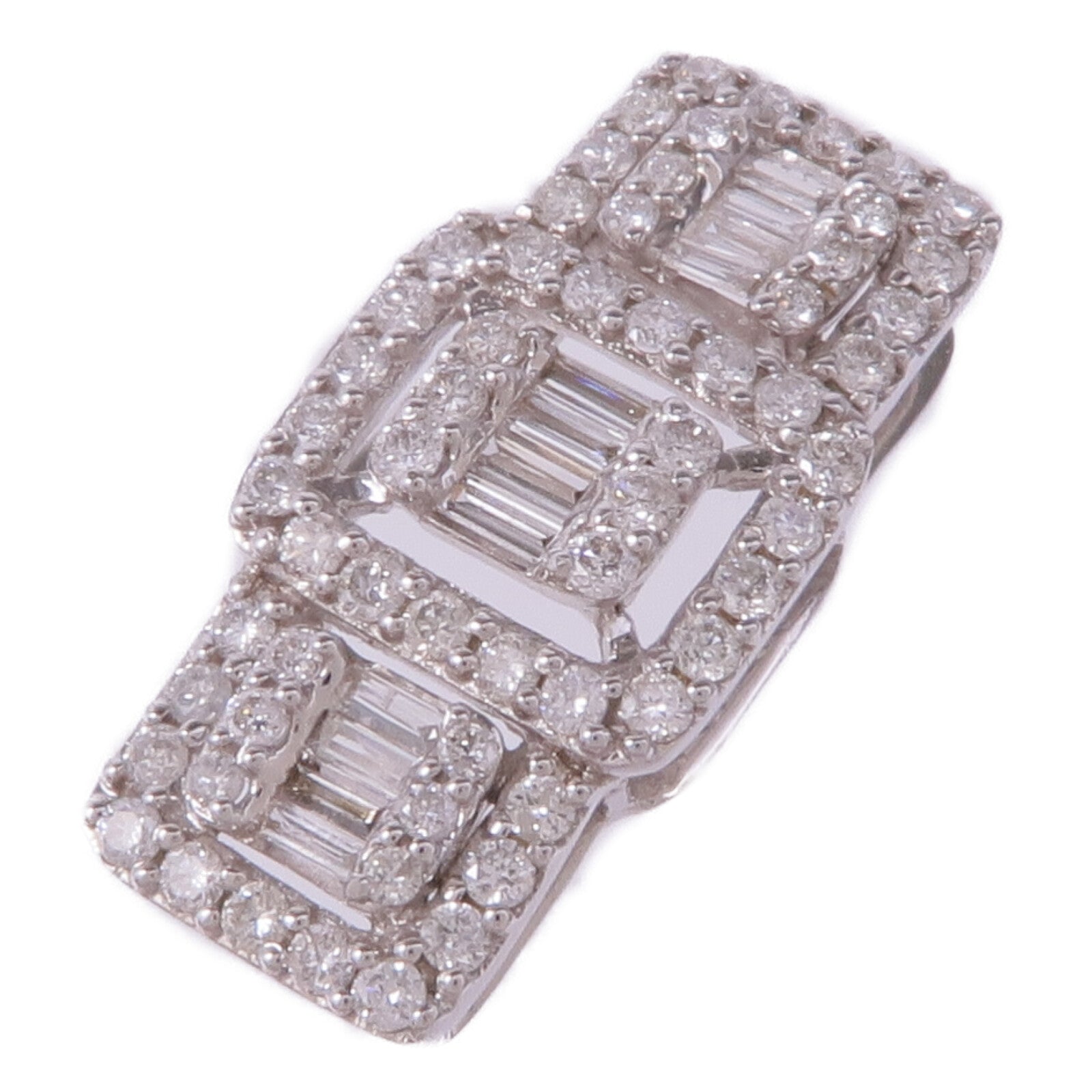 JEWELRY 18K白金Diamond Pendant Top鑽石吊墜