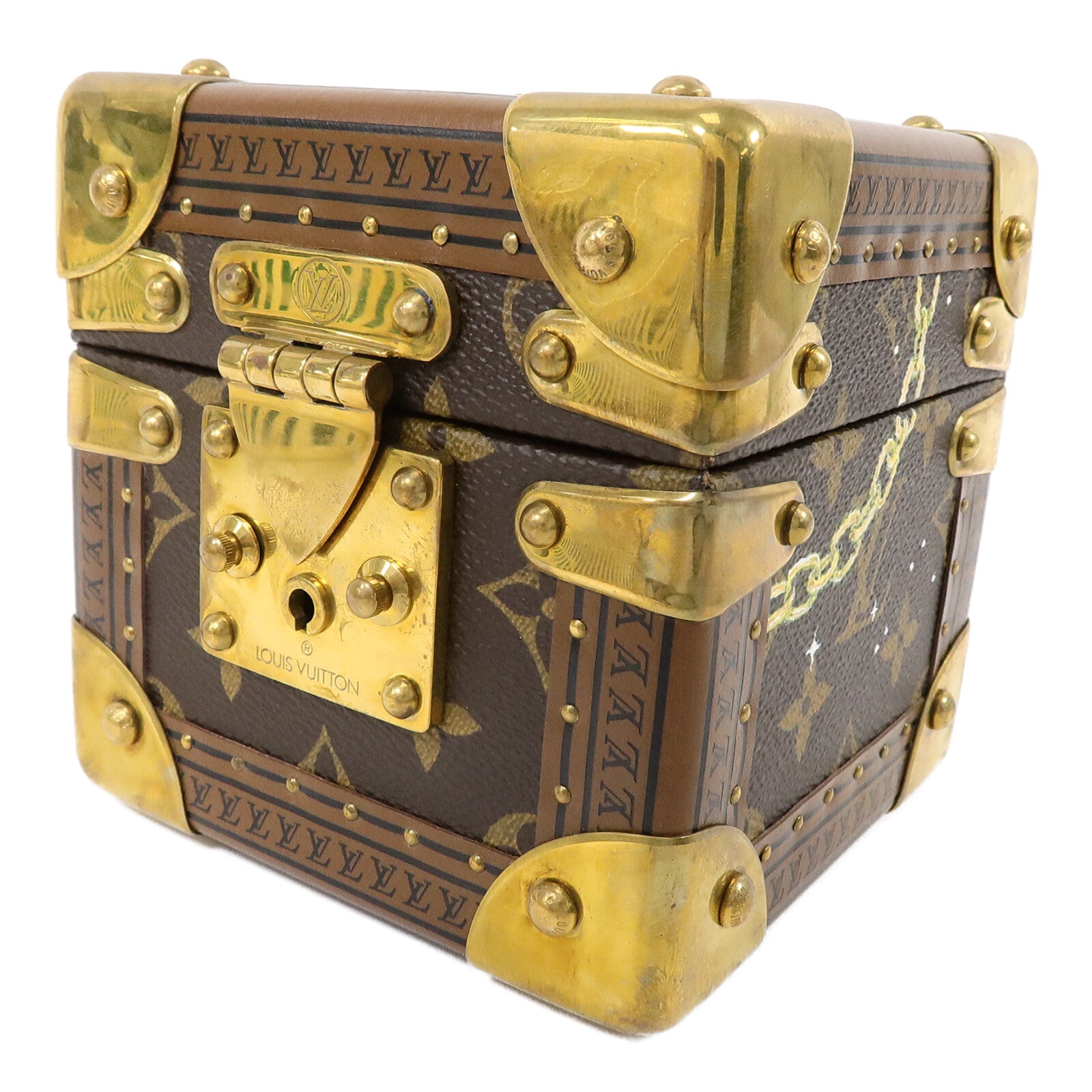 LOUIS VUITTON Monogram Coffret Merveilles Jewelry Box珠寶盒