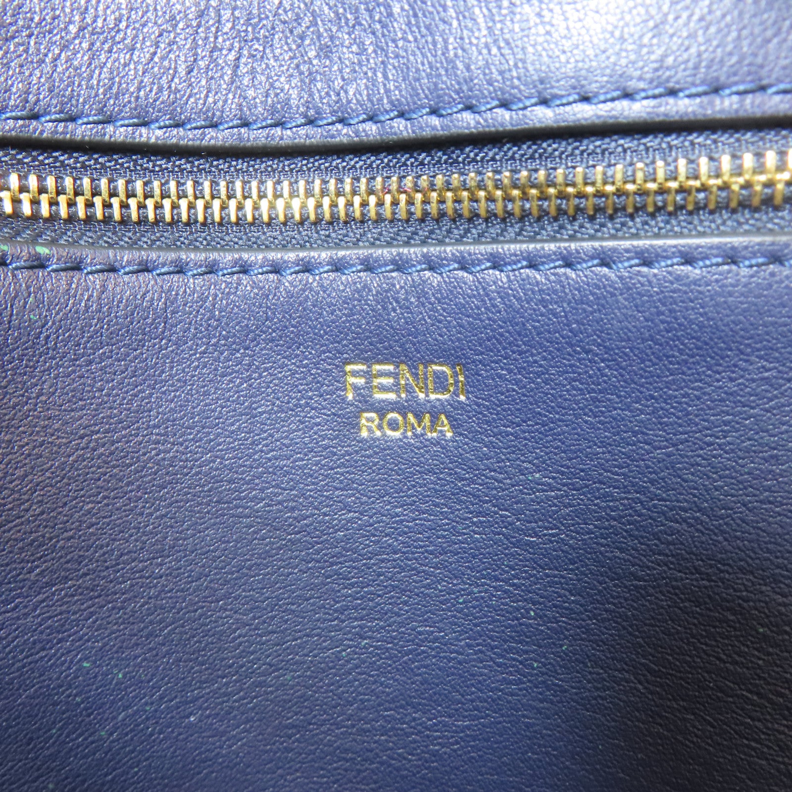 FENDI (PRICE DOWN) GHW 2 Way Shoulder Tote Bag 8BR720 PVC Brown