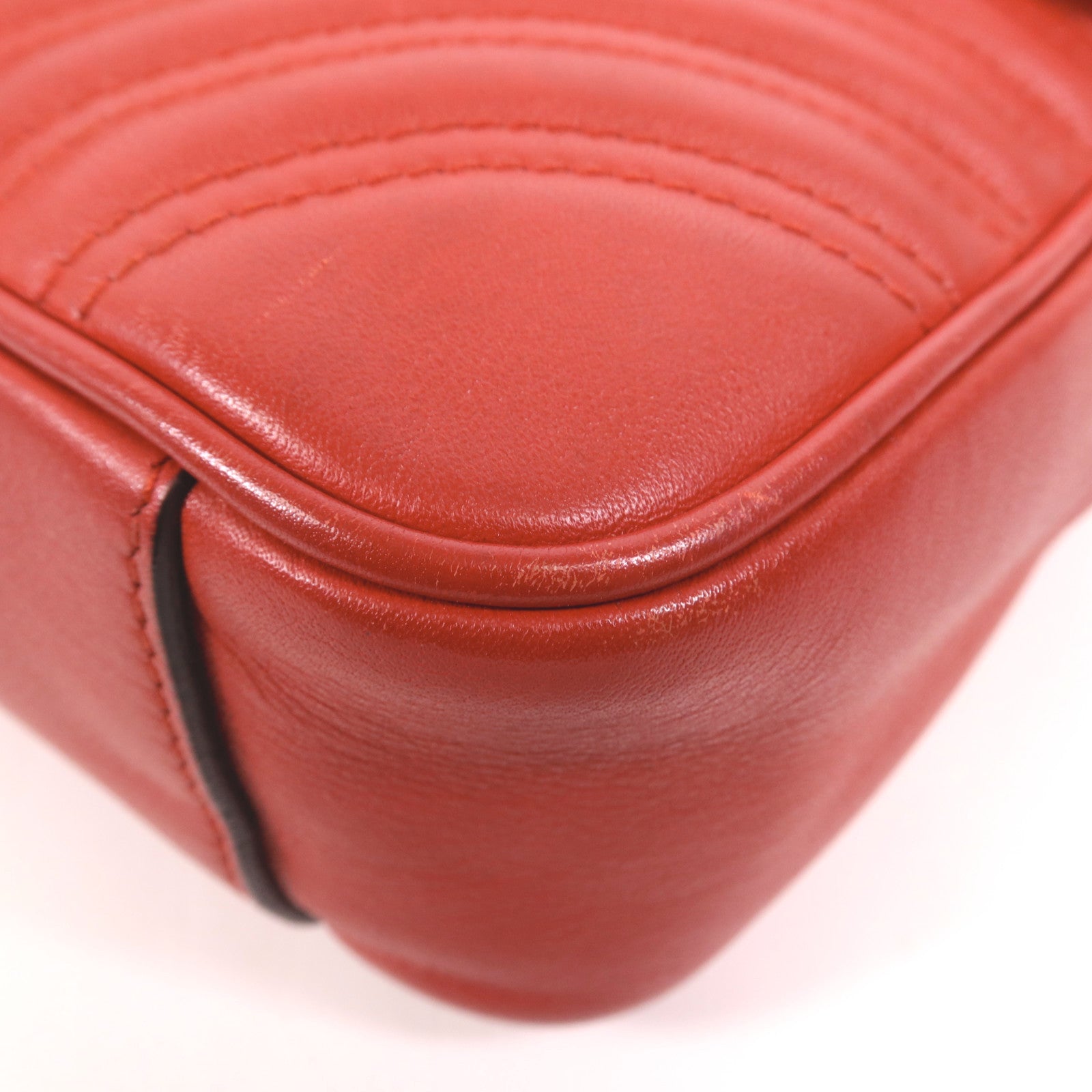 GUCCI 牛皮皮革GG Marmont Shoulder Bag金扣肩背袋