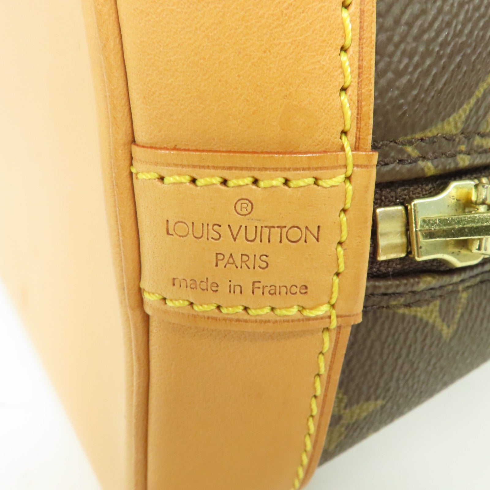LOUIS VUITTON 【激減優惠】Monogram Alma PM金扣手挽袋啡色
