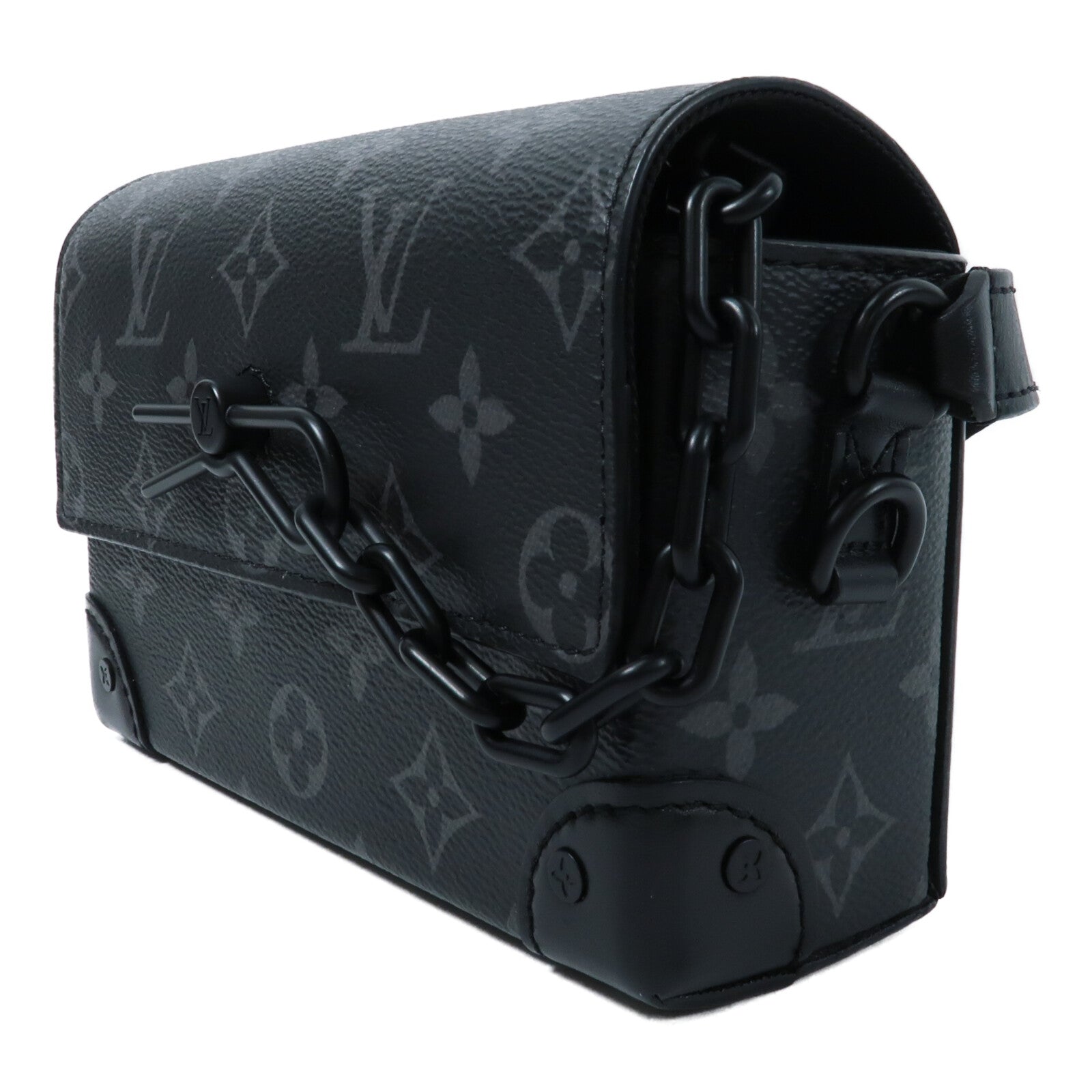 LOUIS VUITTON Monogram Eclipse Steamer Wearable Wallet肩背袋