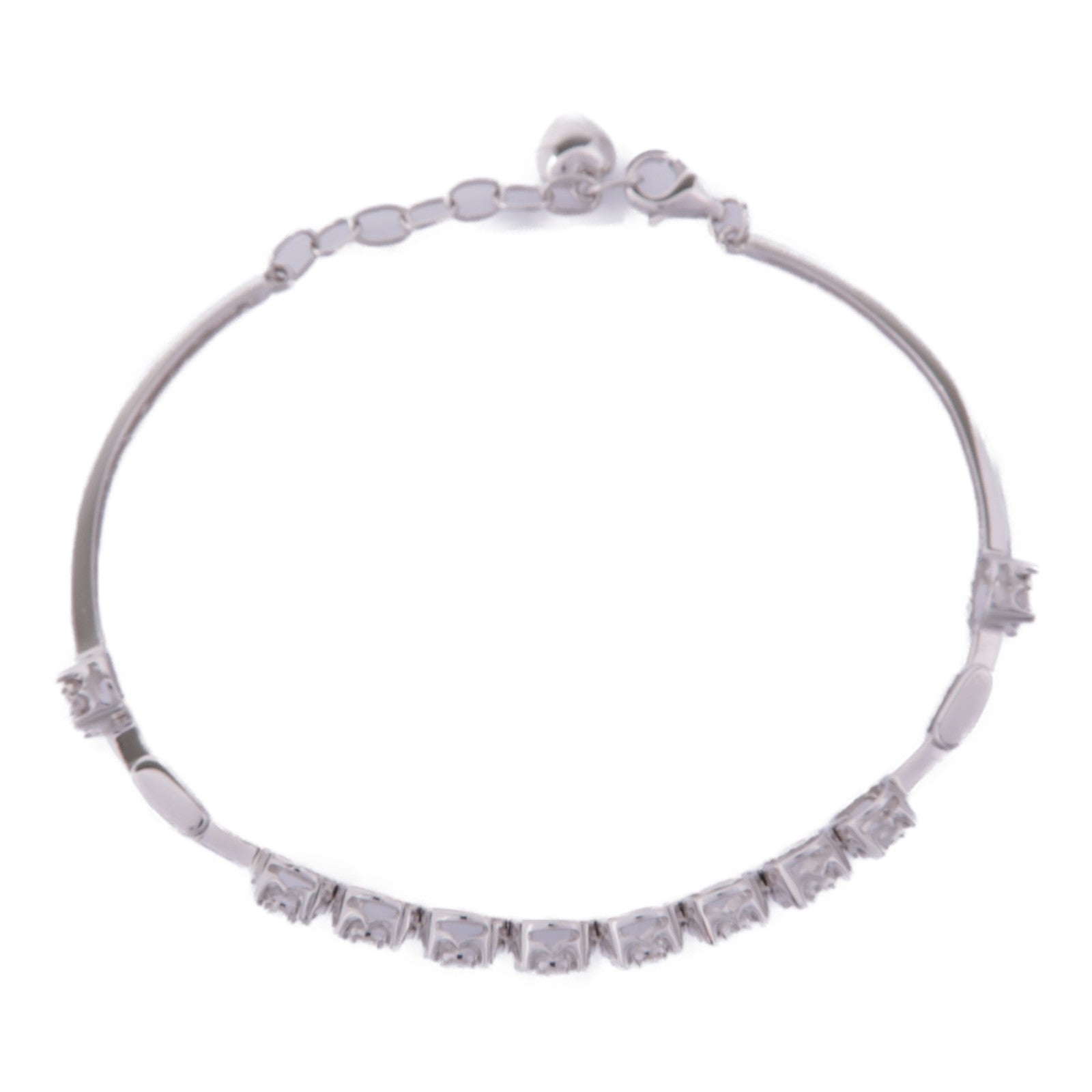 JEWELRY 18K白金Diamond Bracelet鑽石手鐲