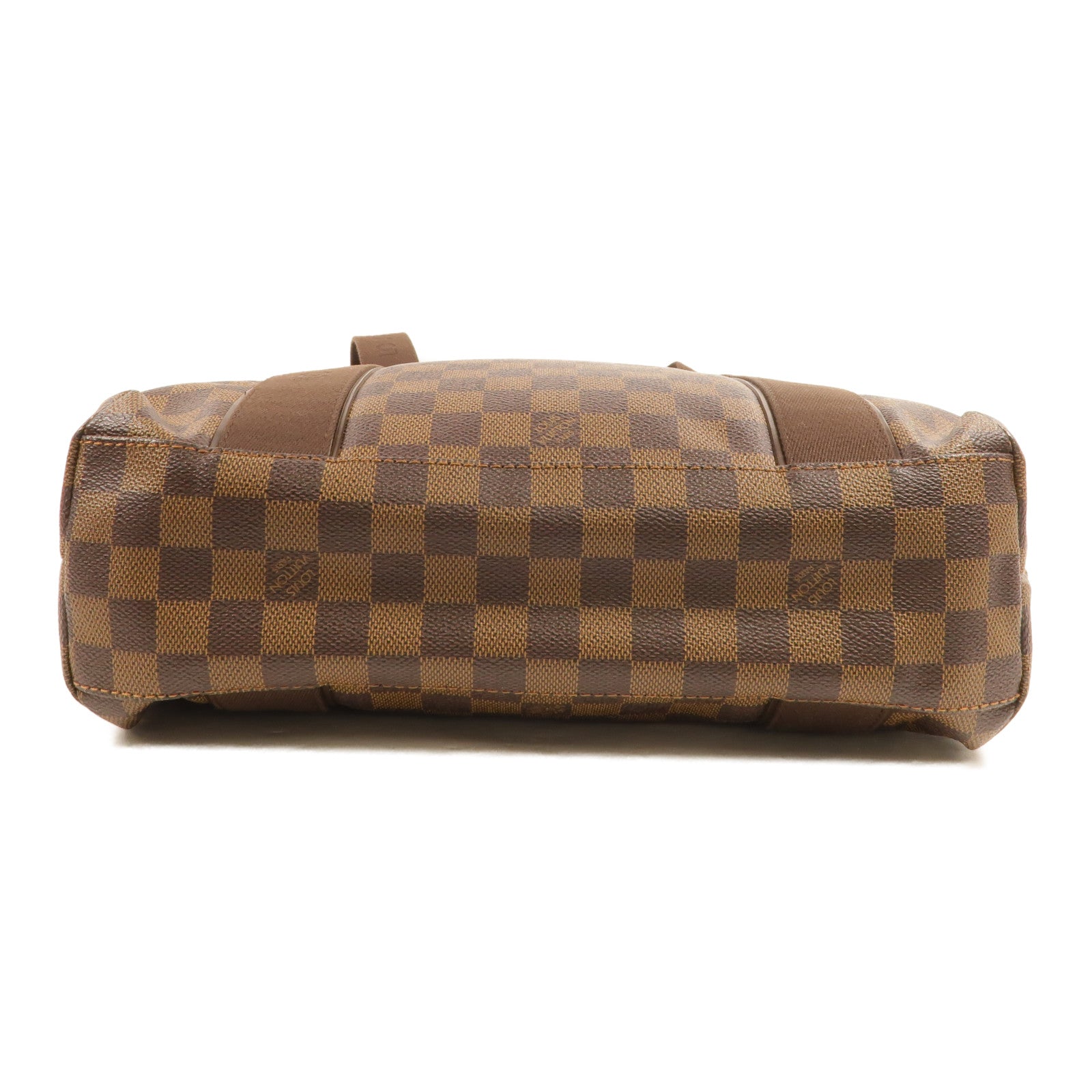 LOUIS VUITTON Damier Beaubourg金扣肩背袋棕色