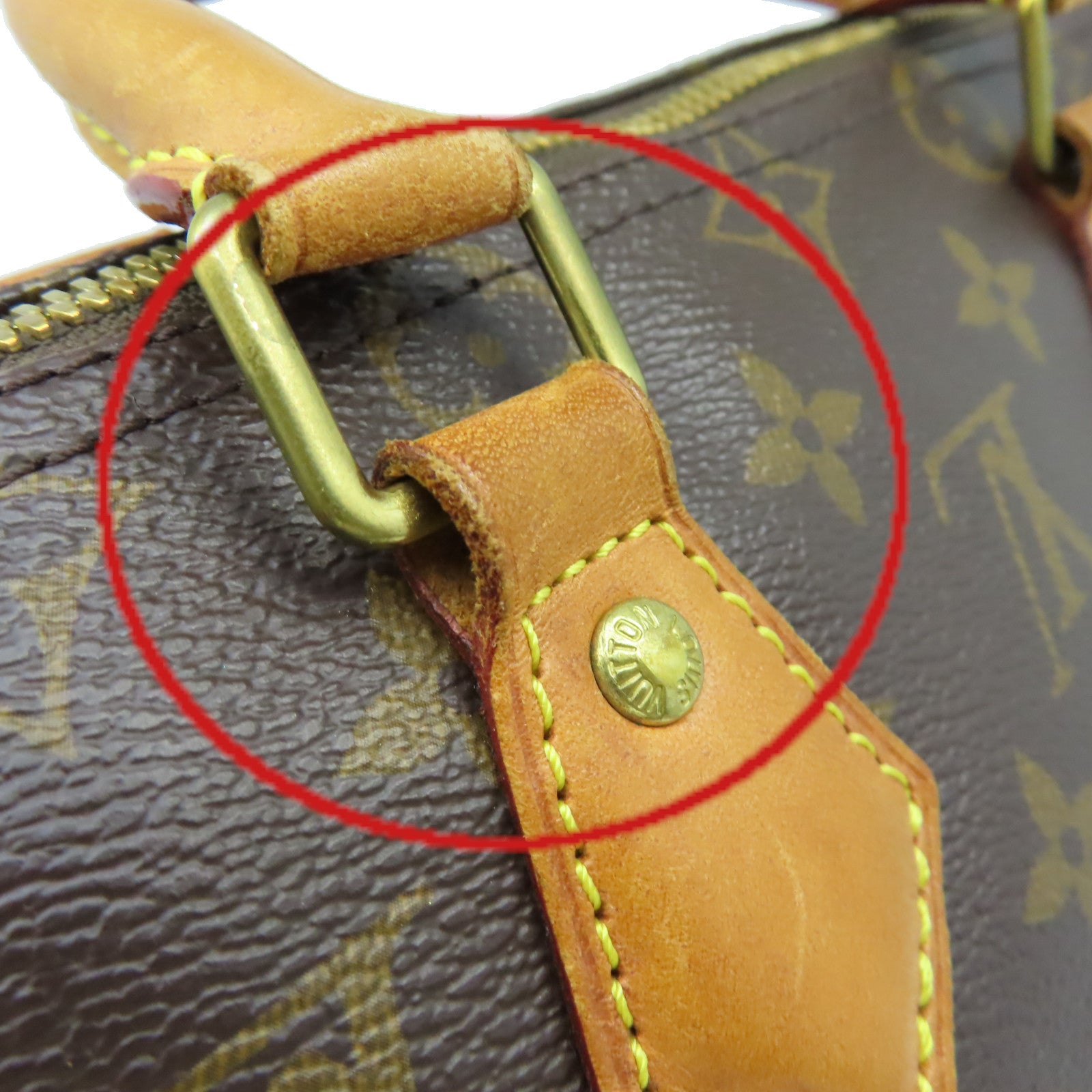 LOUIS VUITTON Monogram Speedy Bandouliere 25金扣手挽肩背兩用袋啡色