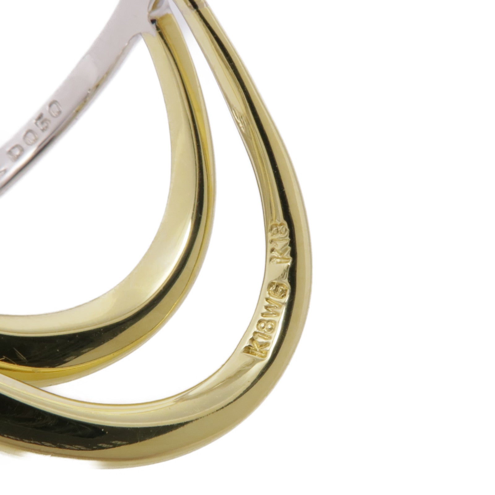 JEWELRY 【激減優惠】18K黃金/18K白金Diamond Ring鑽石戒指US#8