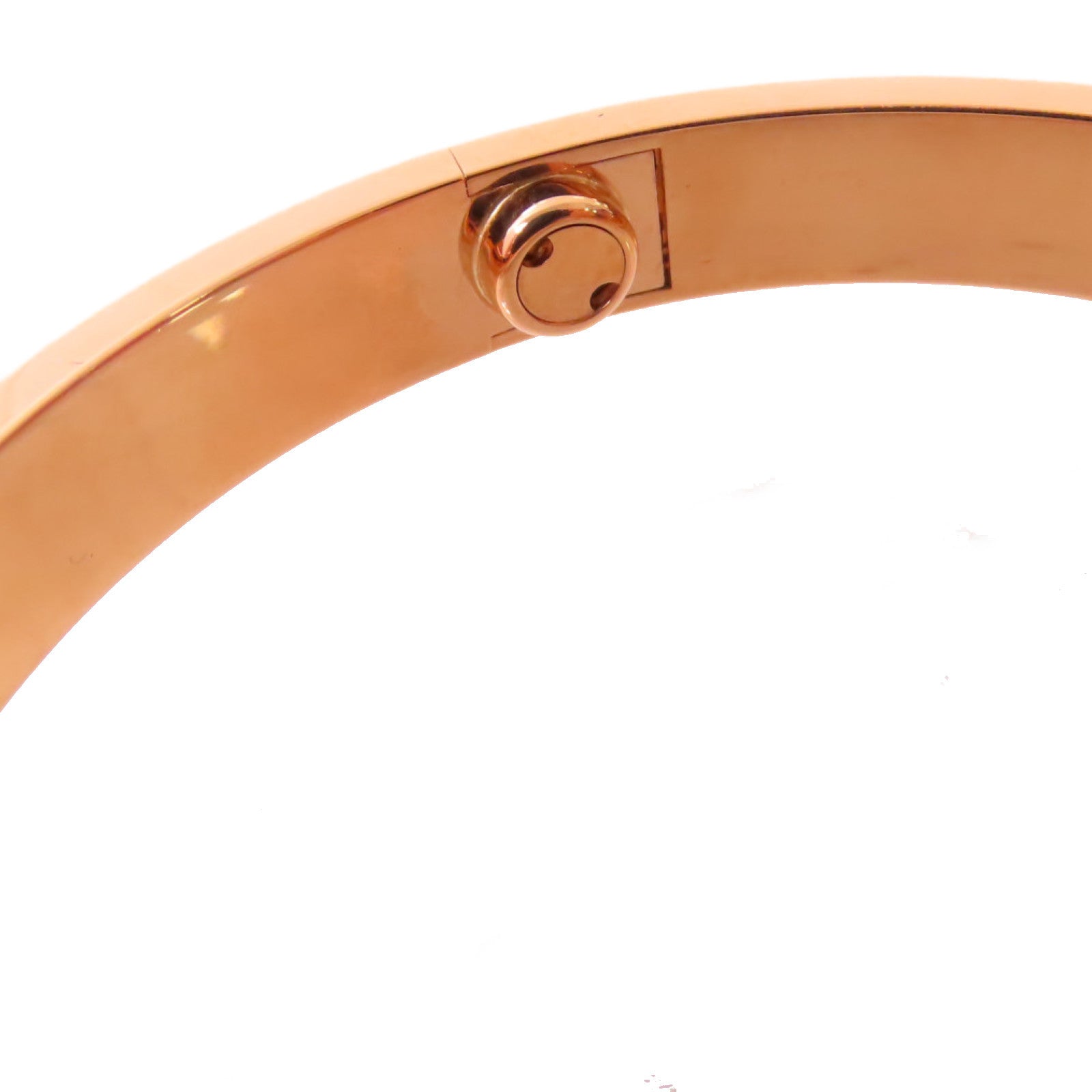 CARTIER Love Bracelet Bangle Cartie#16 B6081417 18K Rose Gold