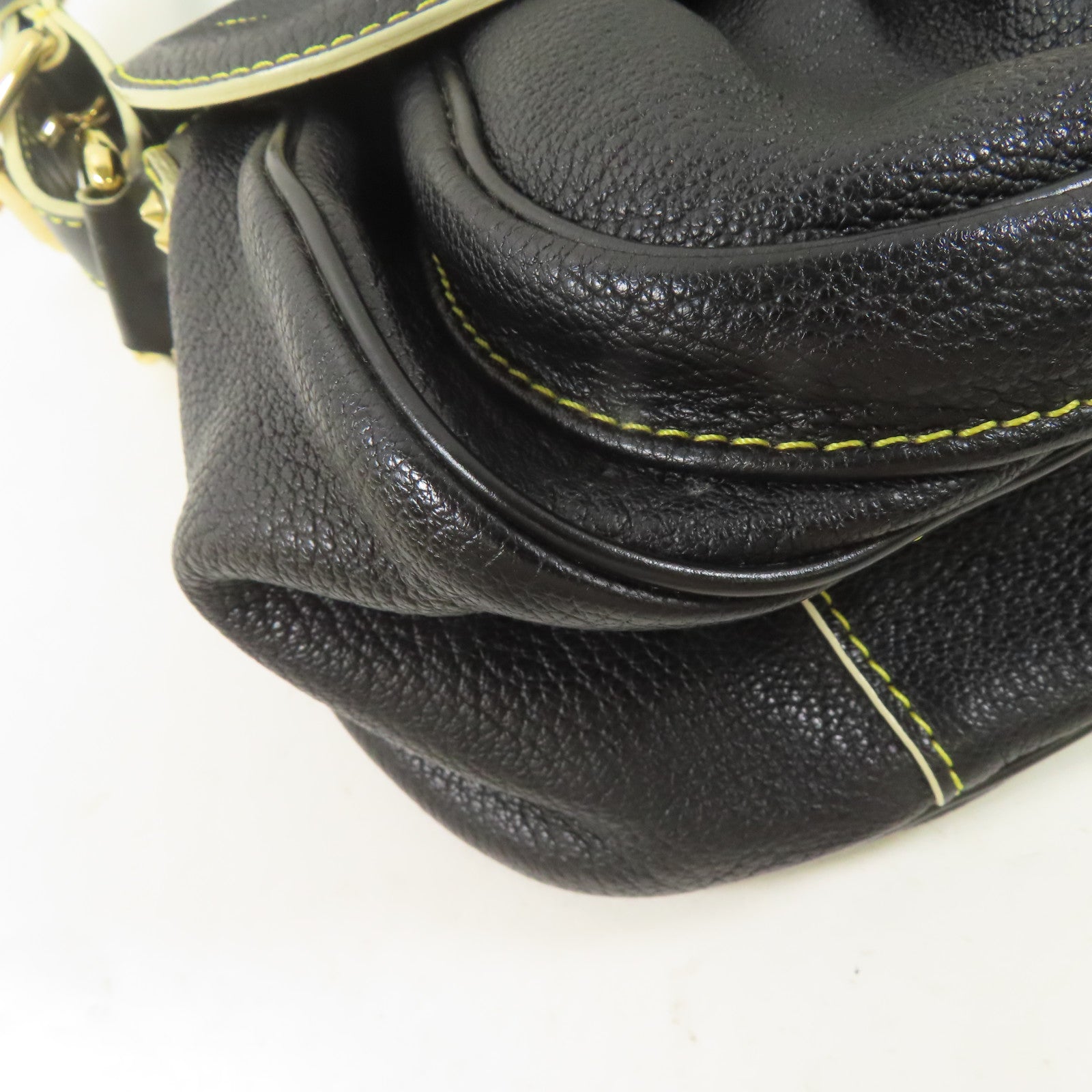 LOUIS VUITTON Suhari Suhari Confidant金扣肩背袋黑色