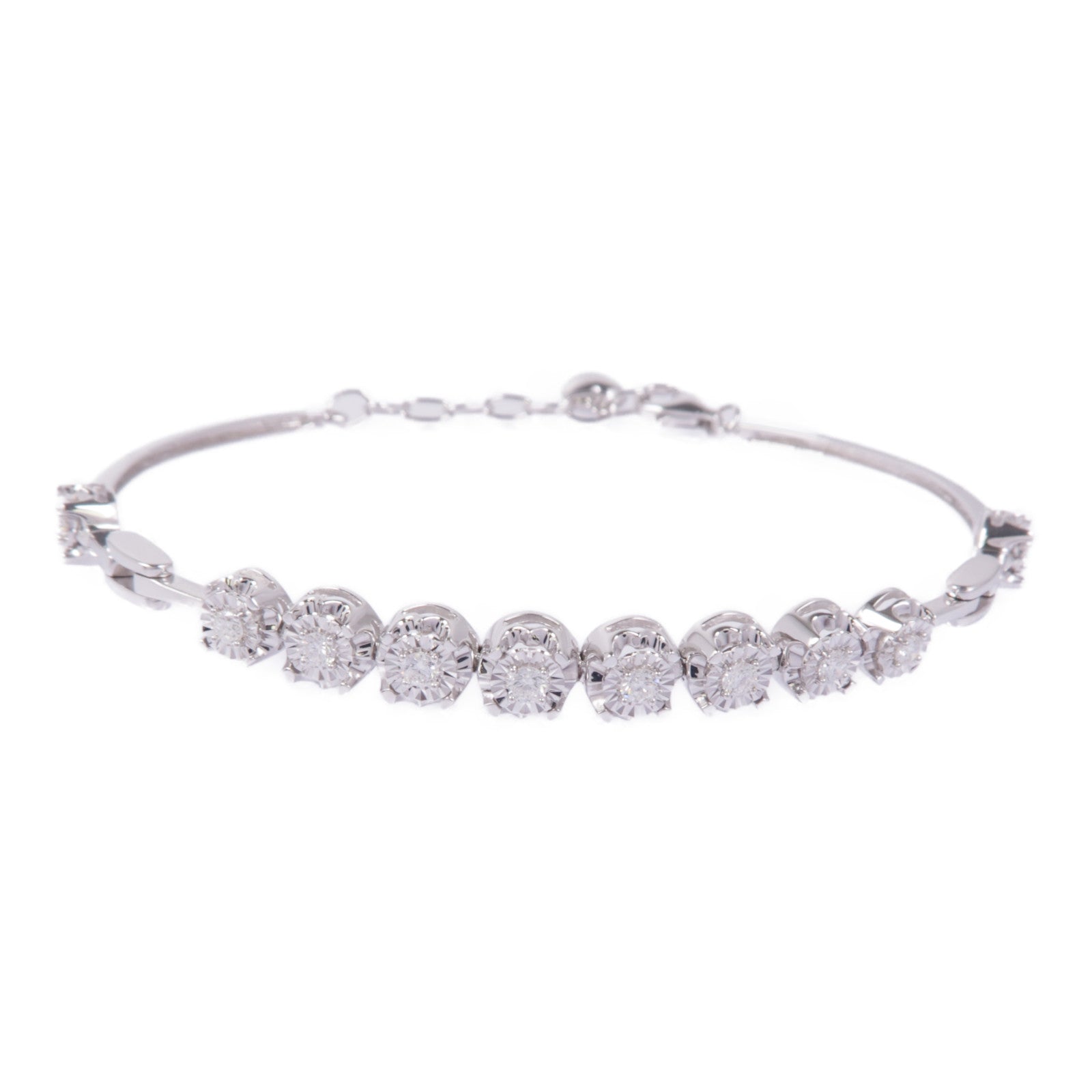 JEWELRY 【激減優惠】18K白金Diamond Bracelet鑽石手鐲