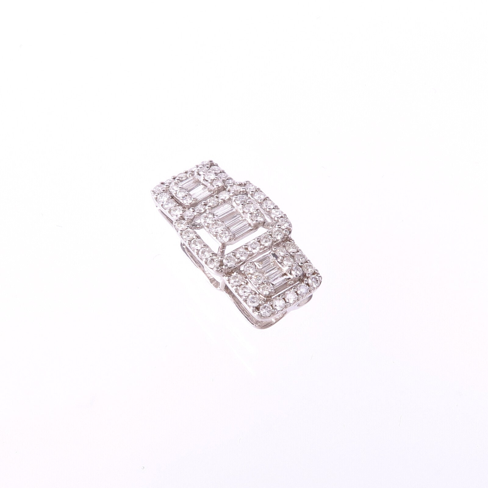 JEWELRY 18K白金Diamond Pendant Top鑽石吊墜