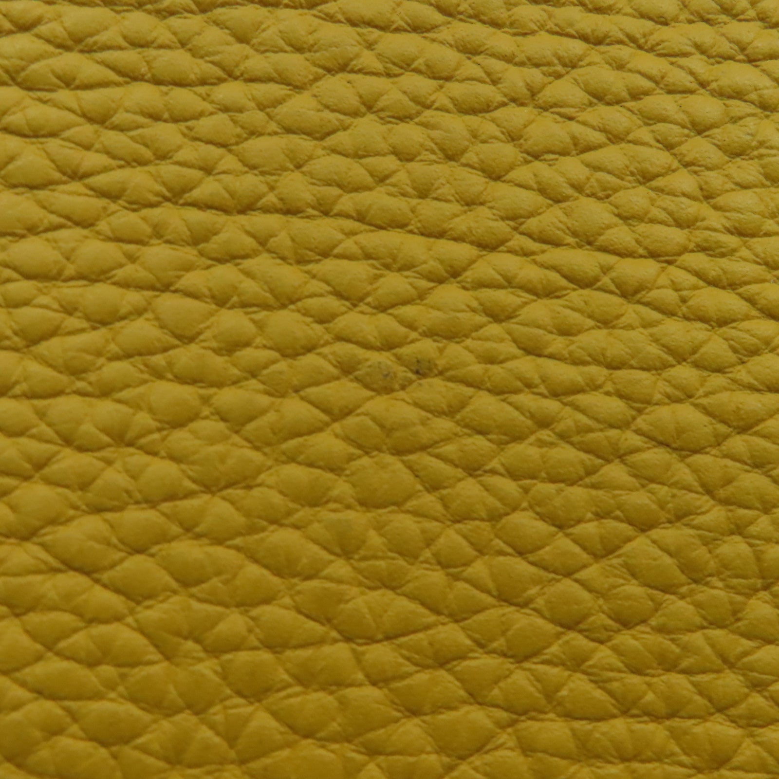 HERMES 【清倉大減價】Clemence皮革Jypsiere 34銀扣肩背袋Jaune d'Or黃色