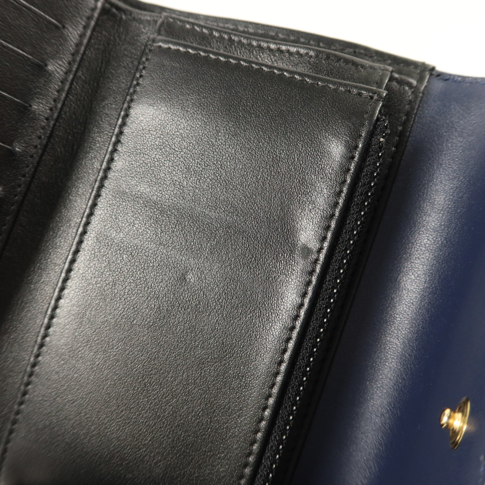 CHANEL 牛皮皮革CC Filigree Flap Wallet錢包