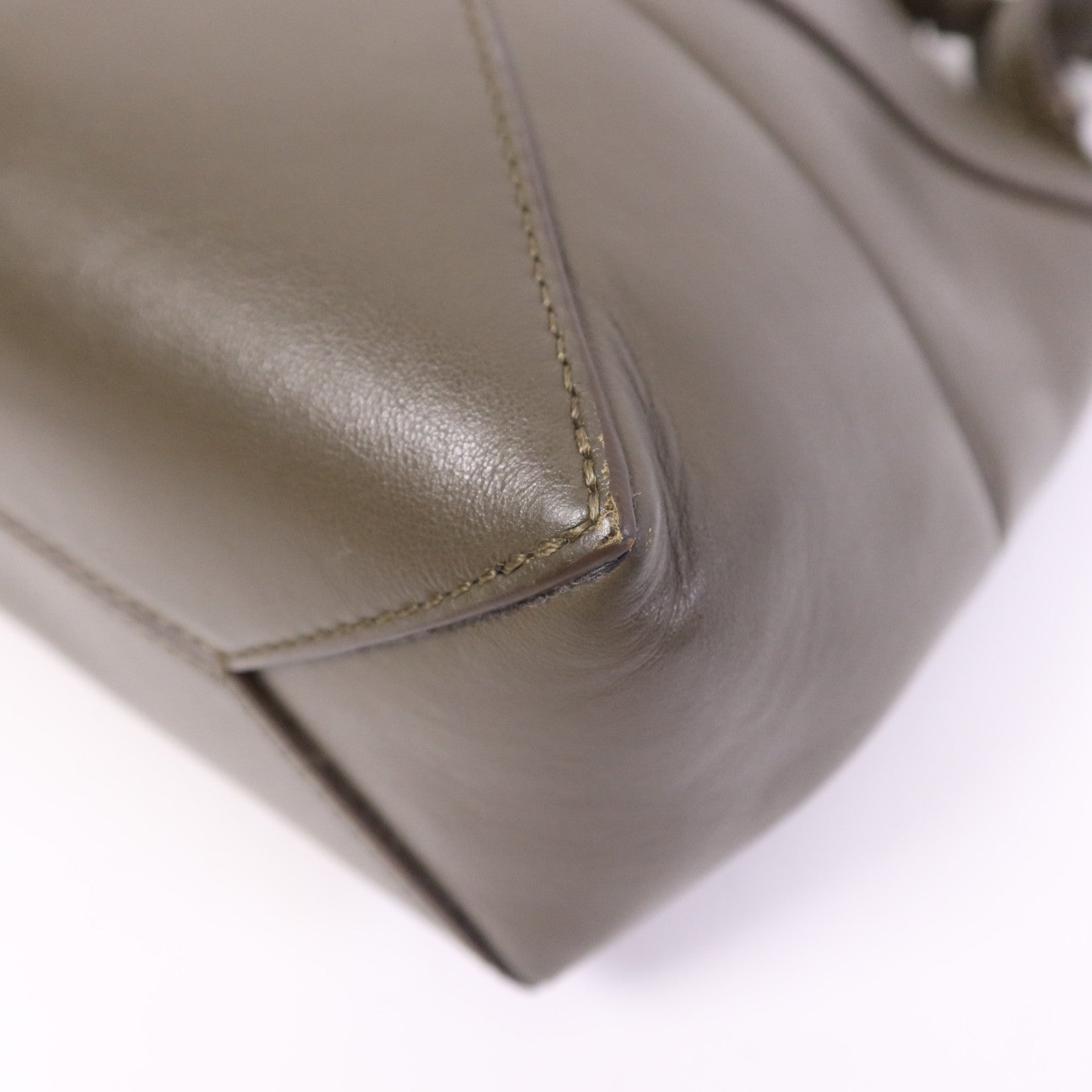LOEWE 牛皮皮革Mini Puzele Fold Tote金扣手挽肩背兩用袋