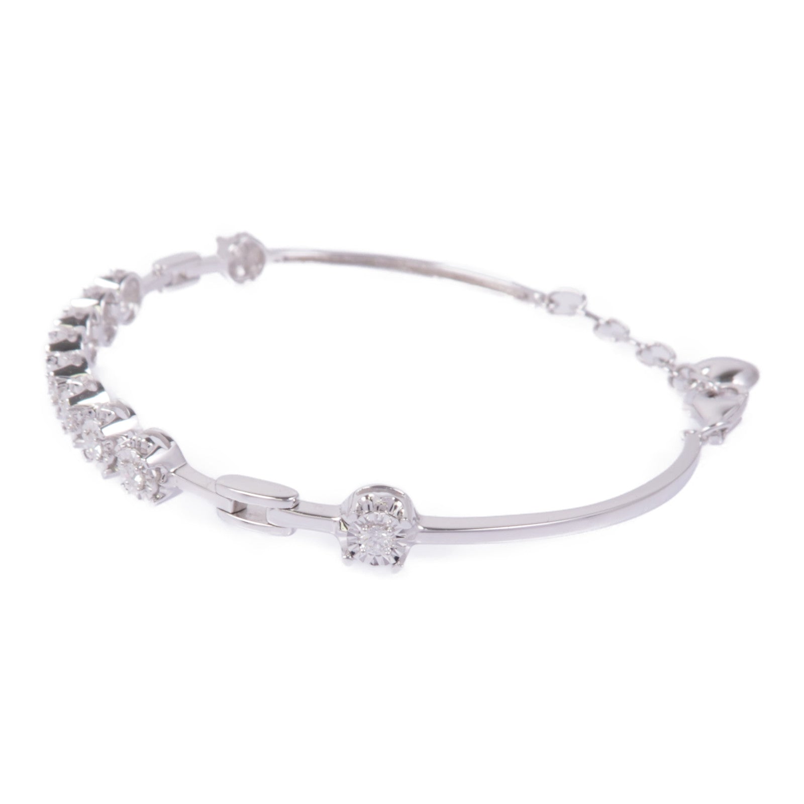 JEWELRY 【激減優惠】18K白金Diamond Bracelet鑽石手鐲