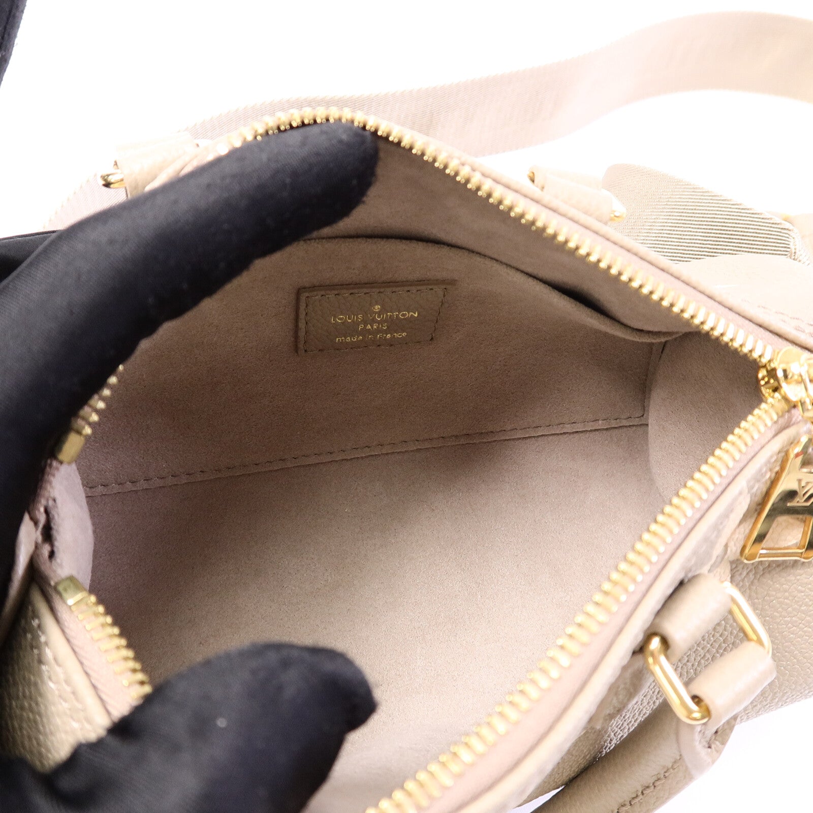 LOUIS VUITTON Monogram Empreinte Papillon BB手挽肩背兩用袋