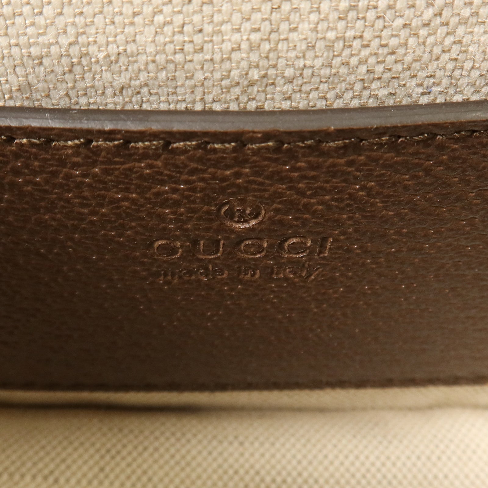 GUCCI 塗層帆布Ophidia GG Mini金扣手挽肩背兩用袋
