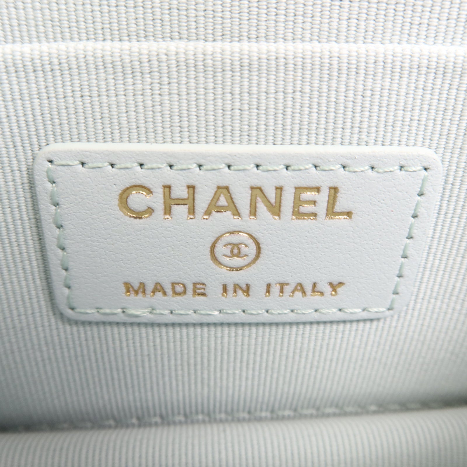 CHANEL 牛皮皮革Wallet On Chain金扣肩背袋