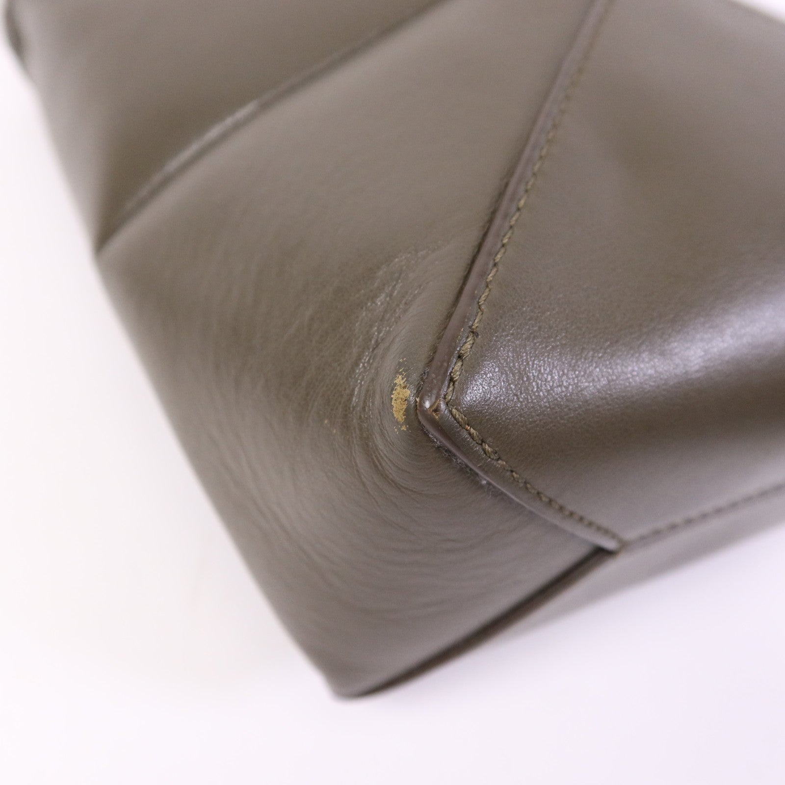 LOEWE 牛皮皮革Mini Puzele Fold Tote金扣手挽肩背兩用袋